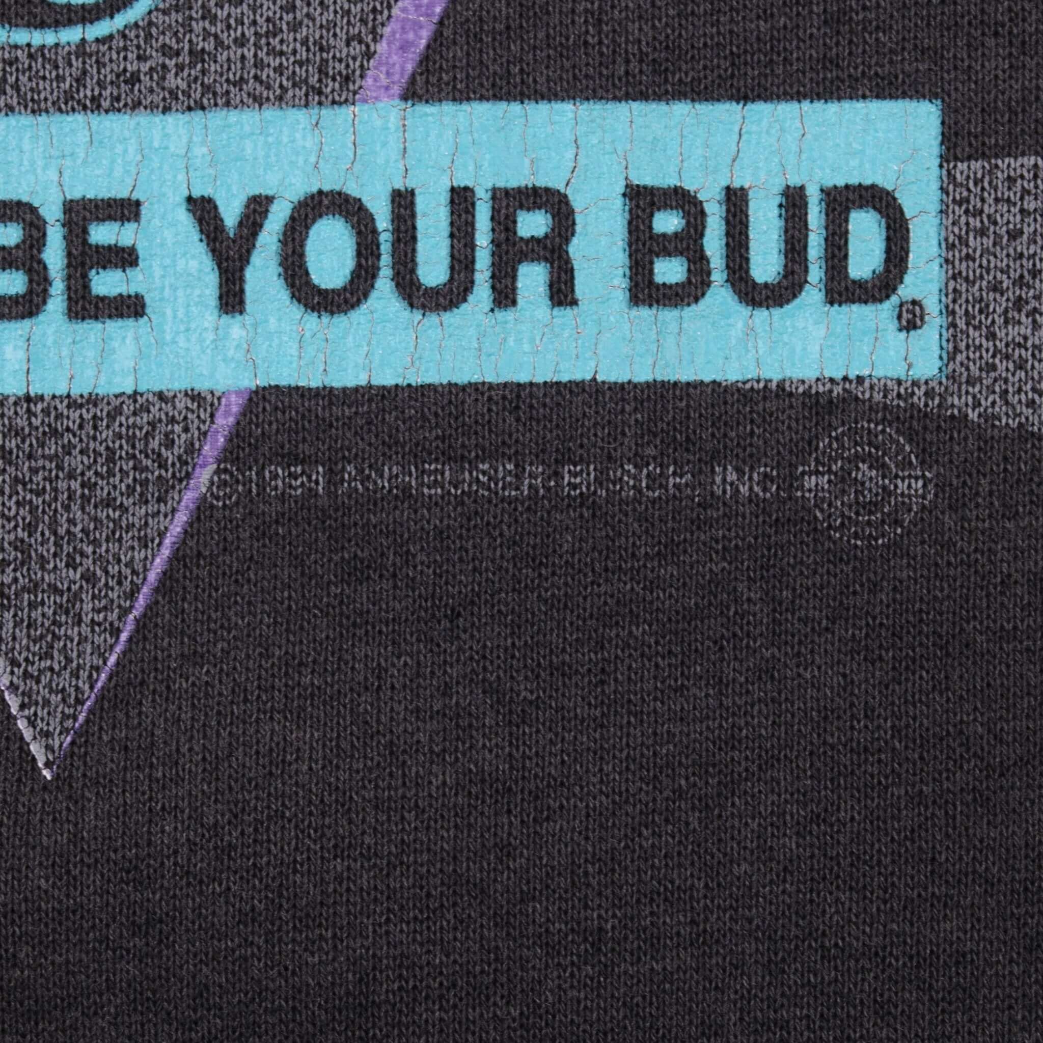 VINTAGE BUDWEISER PROUD TO BE YOUR BUD SWEATSHIRT 1994 LARGE MADE USA