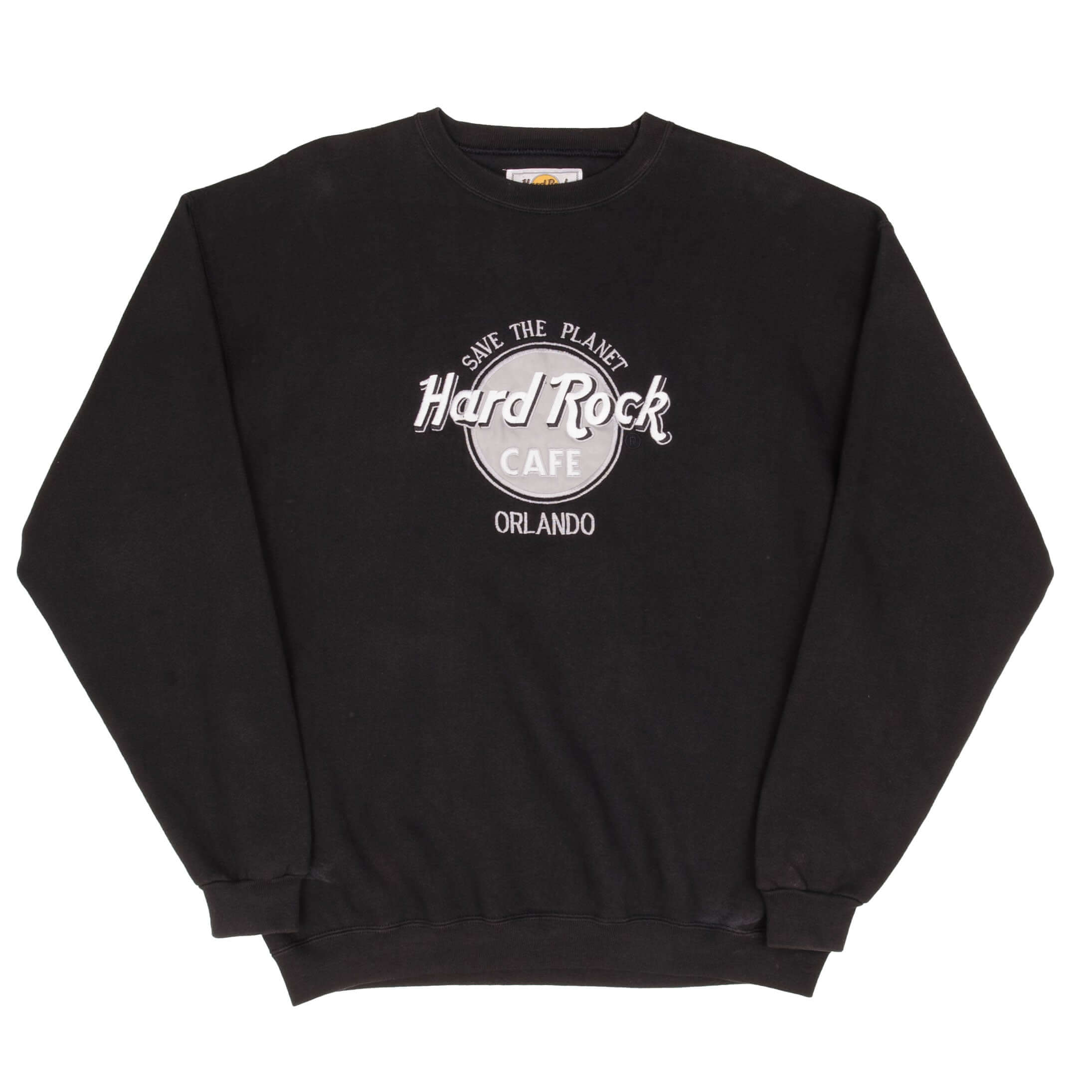 Vintage Hard Rock Cafe Save The Planet Orlando Sweatshirt 1990S XL Made In USA