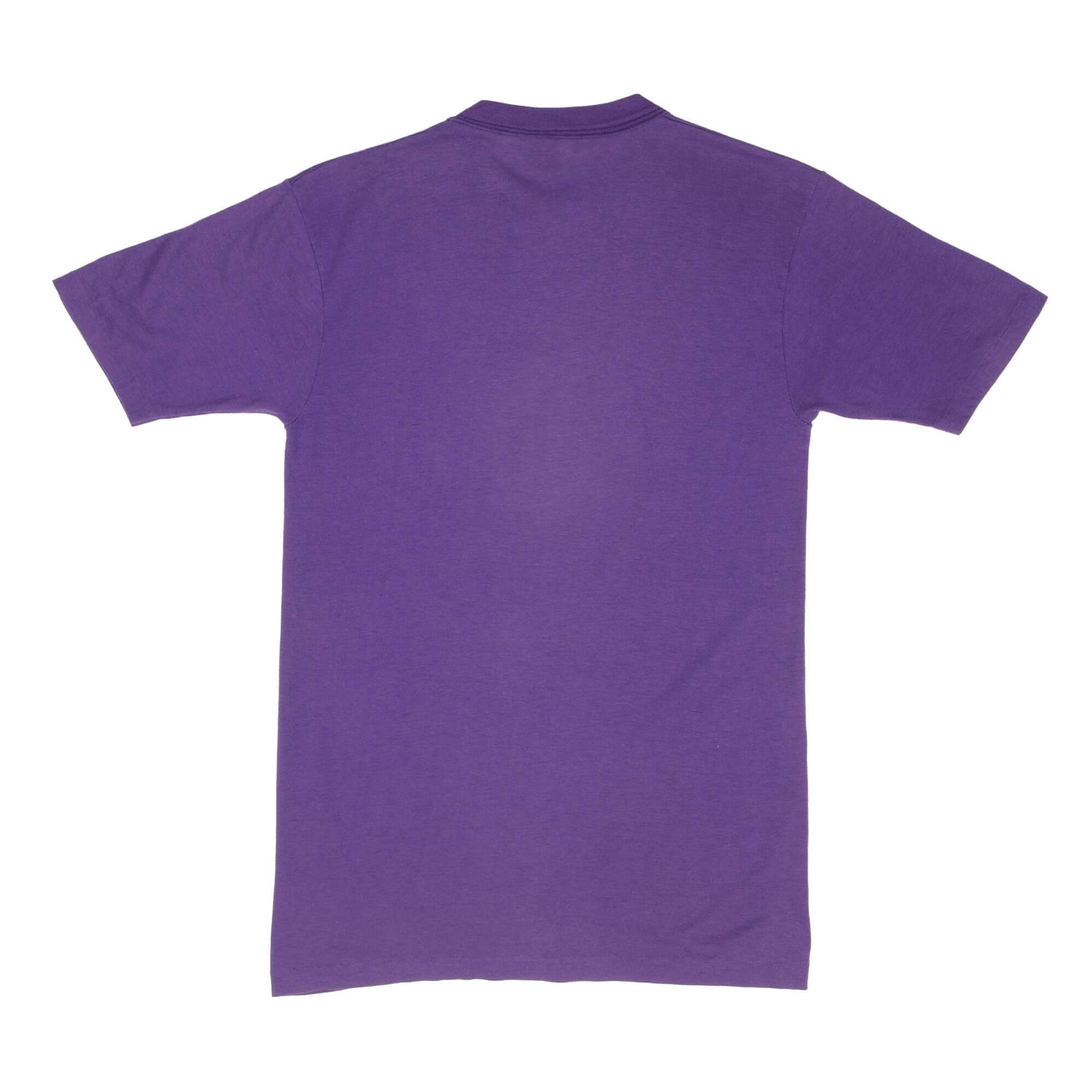 Vintage NBA Los Angeles Lakers Artex Tee Shirt 1980s Size Small Made In USA With Single Stitch Sleeves.