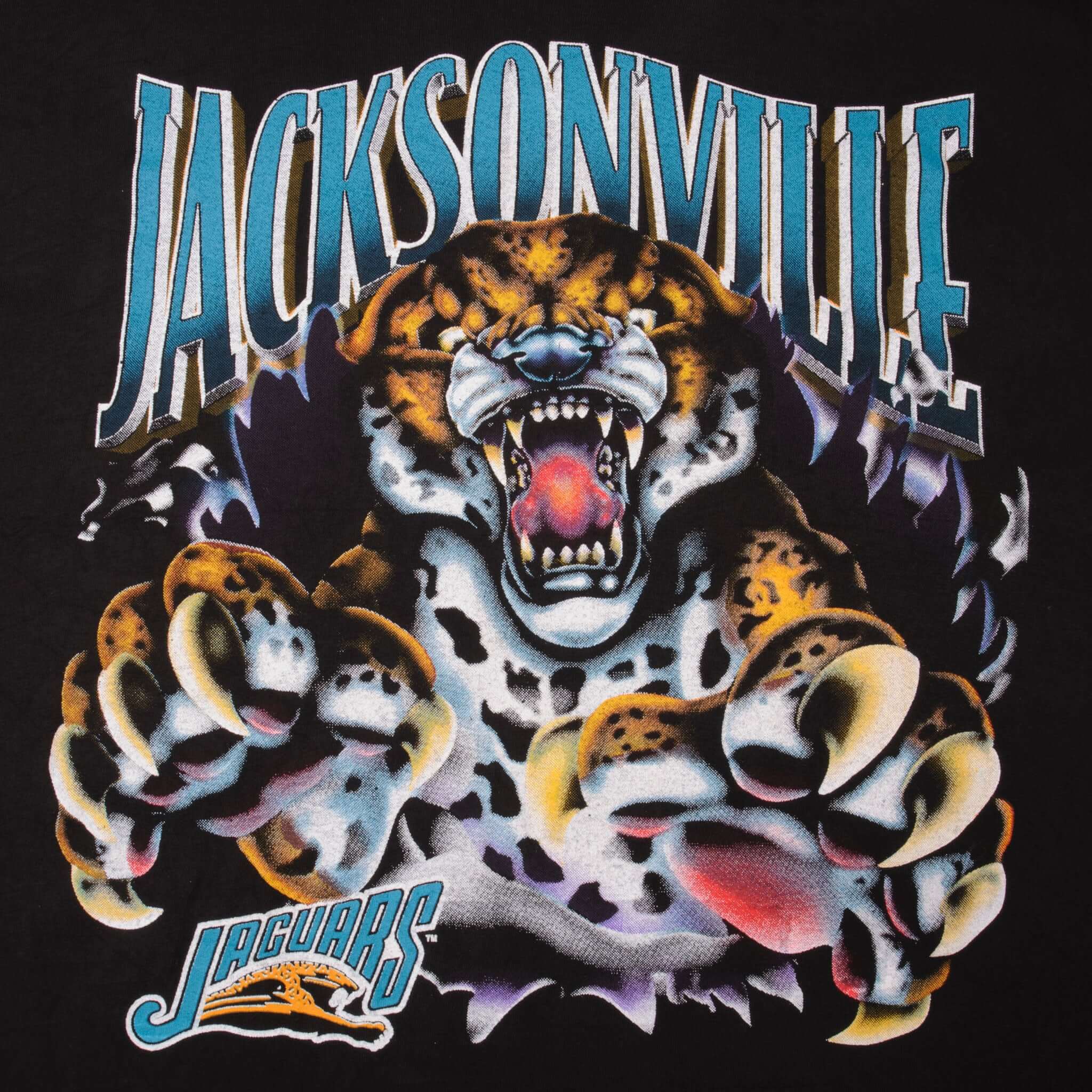 VINTAGE NFL JACKSONVILLE JAGUARS TEE SHIRT 1993 SIZE XL MADE IN USA