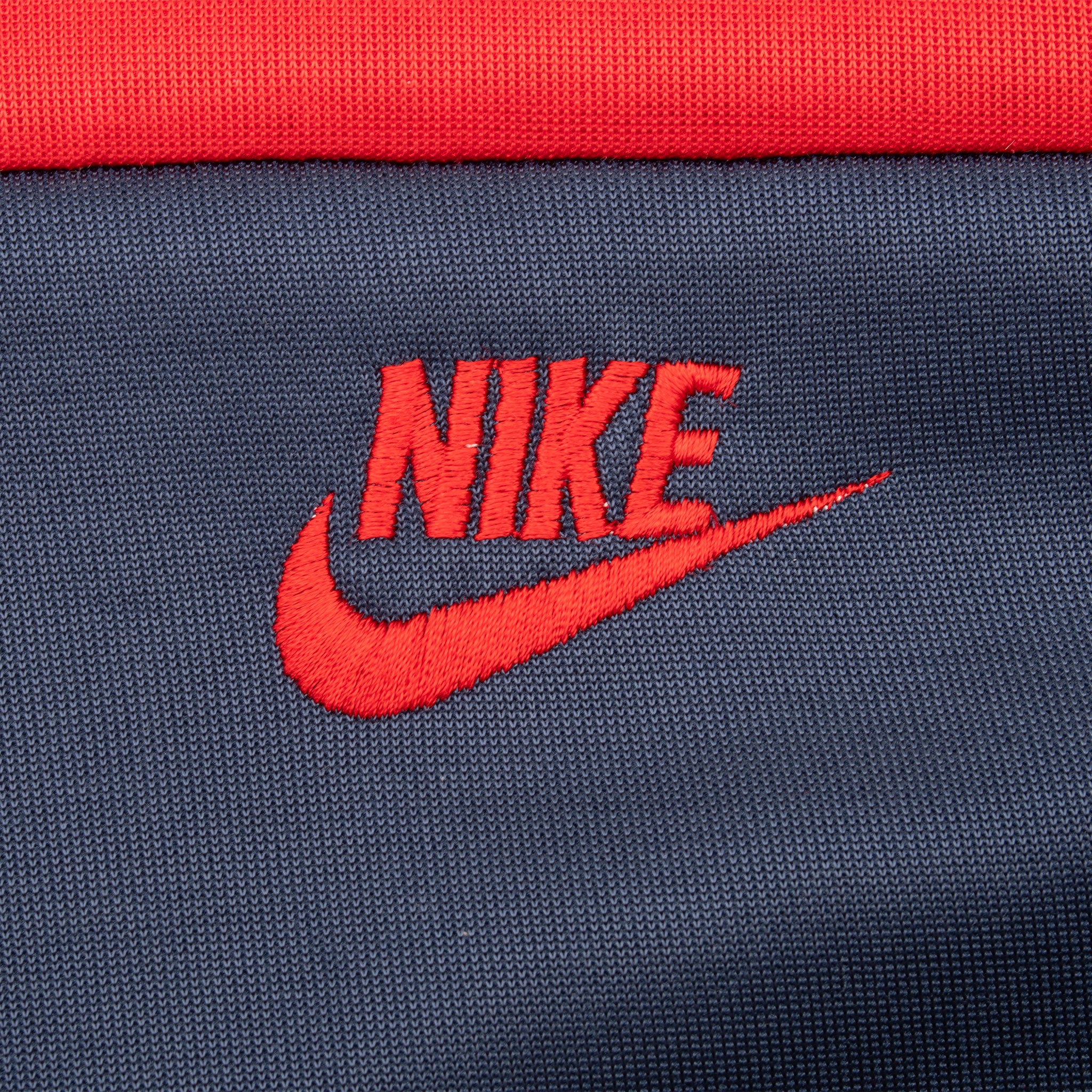 Vintage Nike Swoosh Blue Red Tracksuit Jacket Early 1980S Size Large