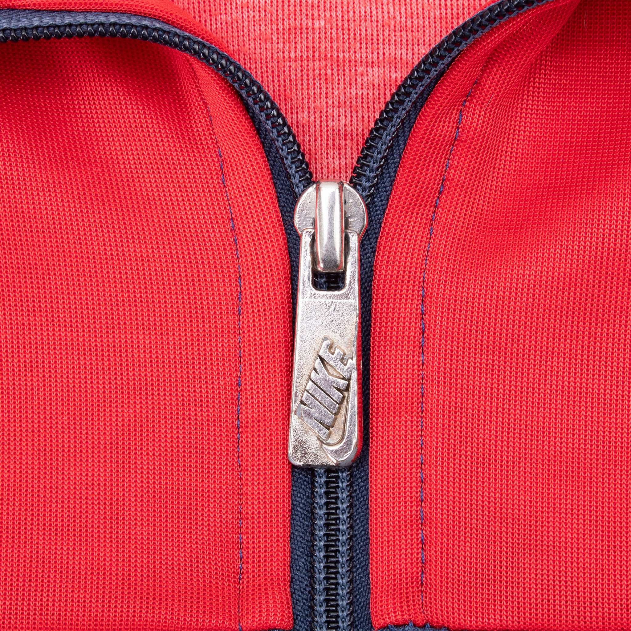 Vintage Nike Swoosh Blue Red Tracksuit Jacket Early 1980S Size Large