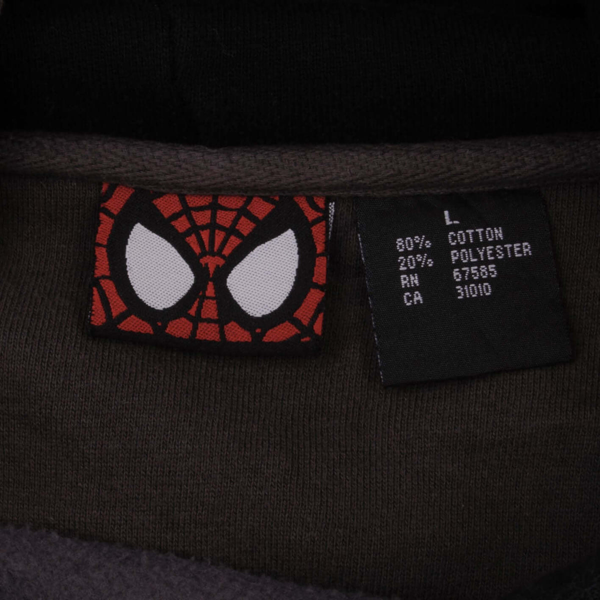 Vintage Marvel Spiderman Hoodie Sweatshirt 2001 Size Large Made In USA