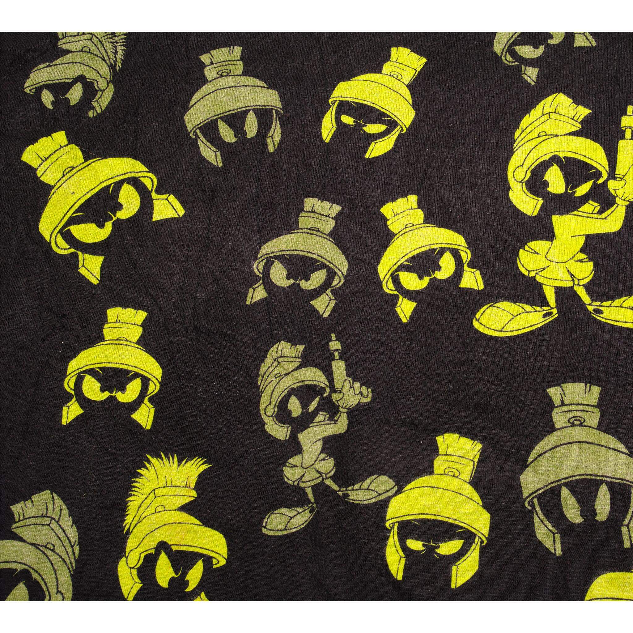 VINTAGE ALL OVER PRINT LOONEY TUNES MARVIN THE MARTIAN TEE SHIRT 2006 SIZE 2XL