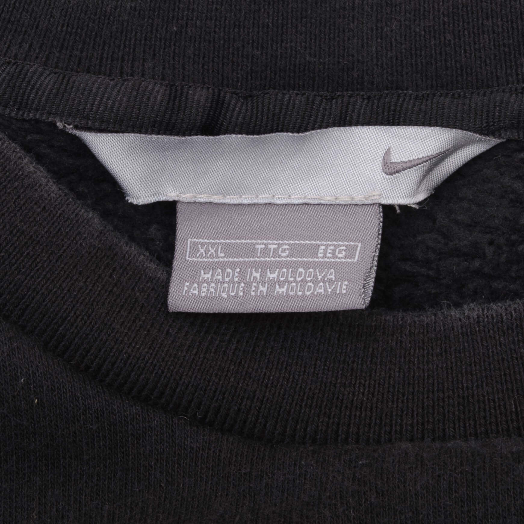 Vintage Blue Nike Classic Small Swoosh Sweatshirt 2000S Size 2XL