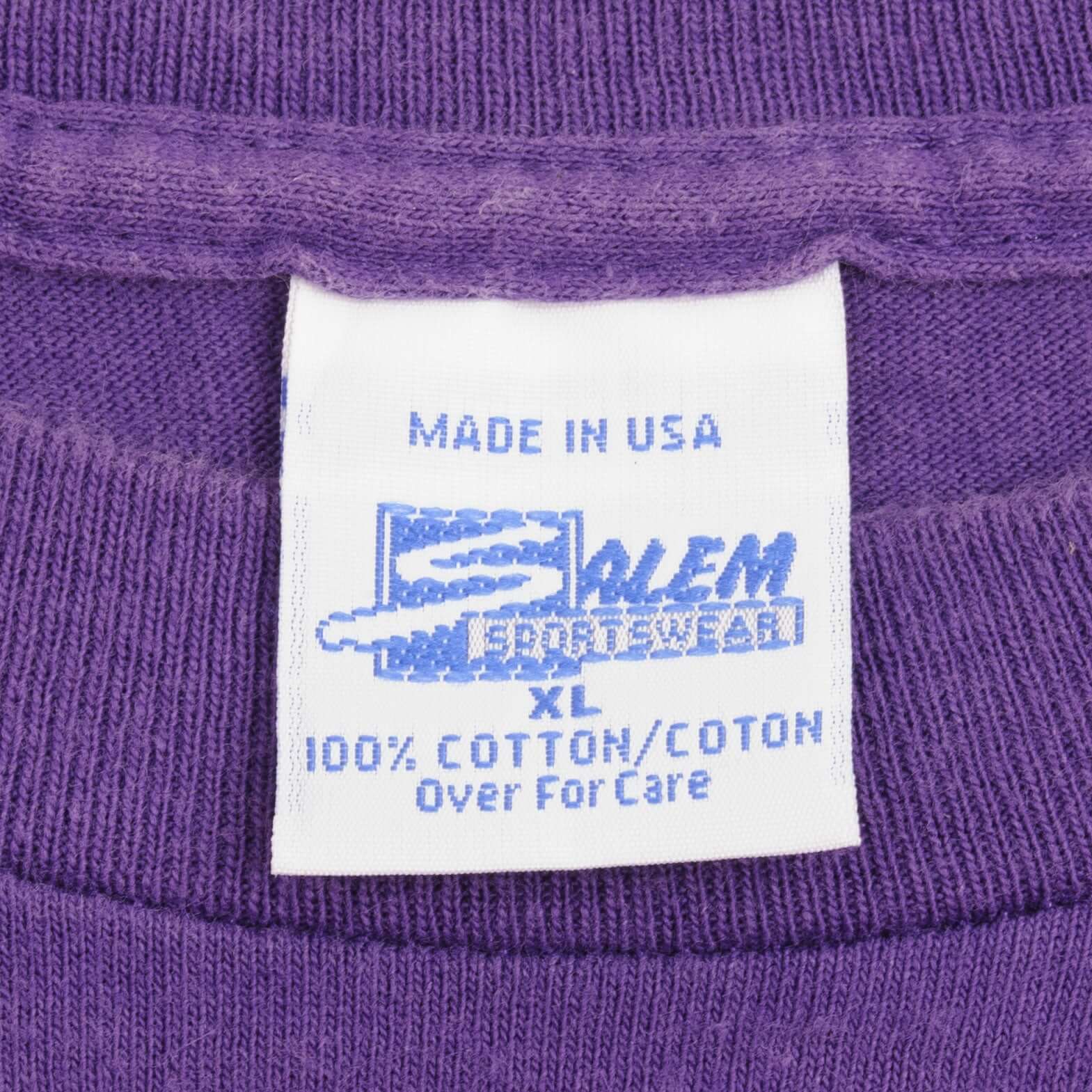 Vintage Nba Phoenix Suns 1990S Tee Shirt Size Xl Made In USA With Single Stitch Sleeves