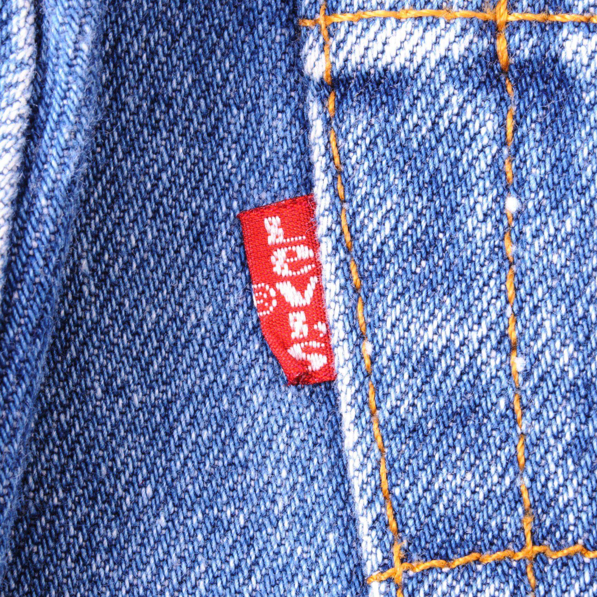 VINTAGE LEVIS 501 JEANS INDIGO 1988-1993 SIZE W34 L27 MADE IN USA