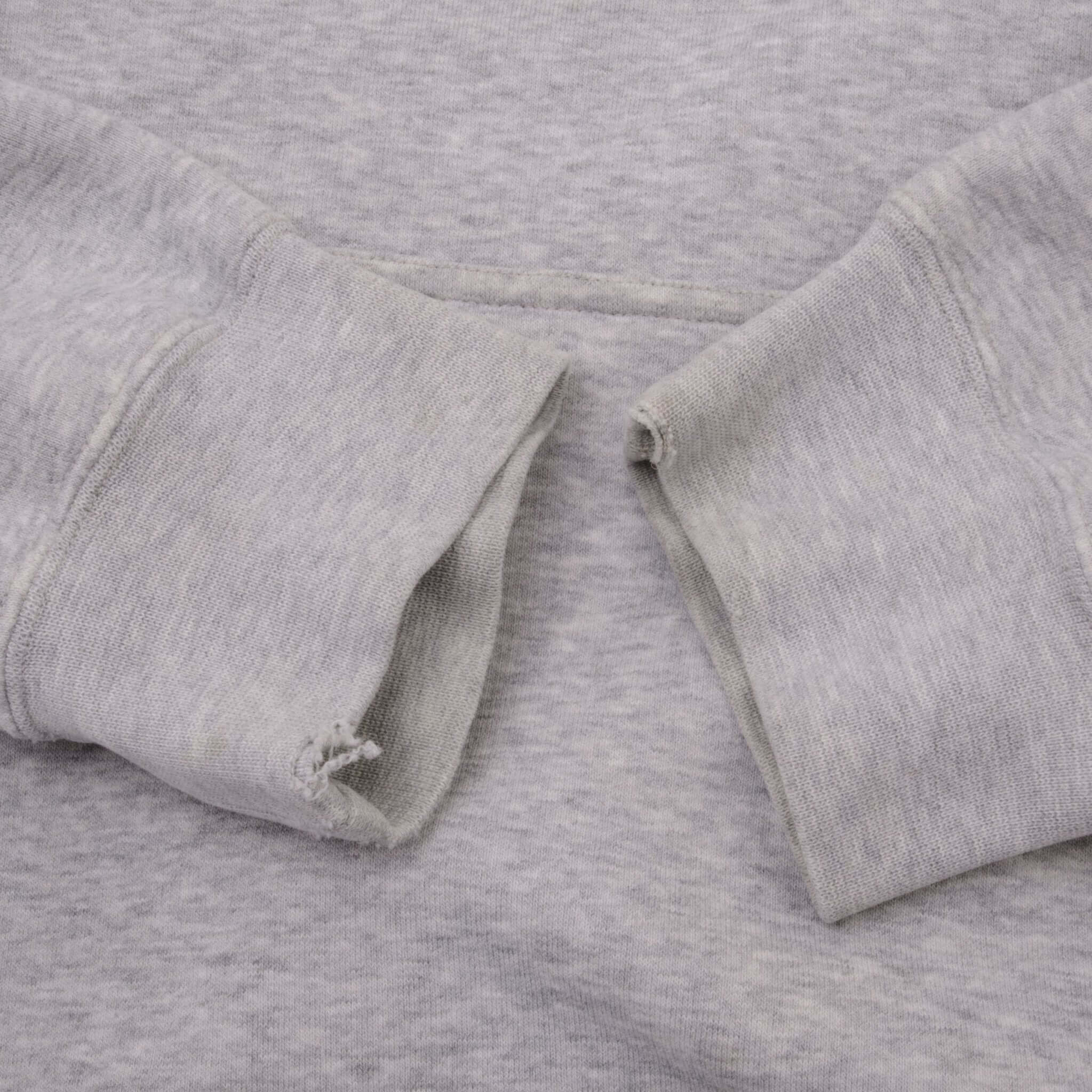 Vintage Gray Nike Big Swoosh Hoodie 2000S Size Medium