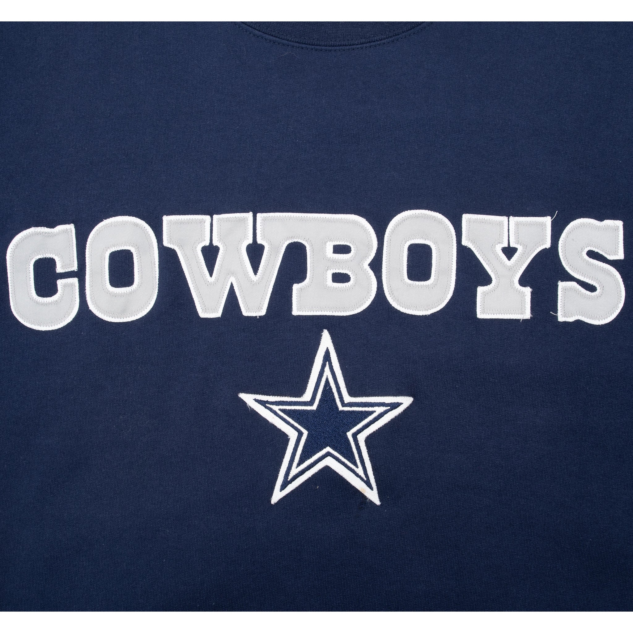 Vintage Nfl Dallas Cowboys Embroidered Sweatshirt 1990S Size Large