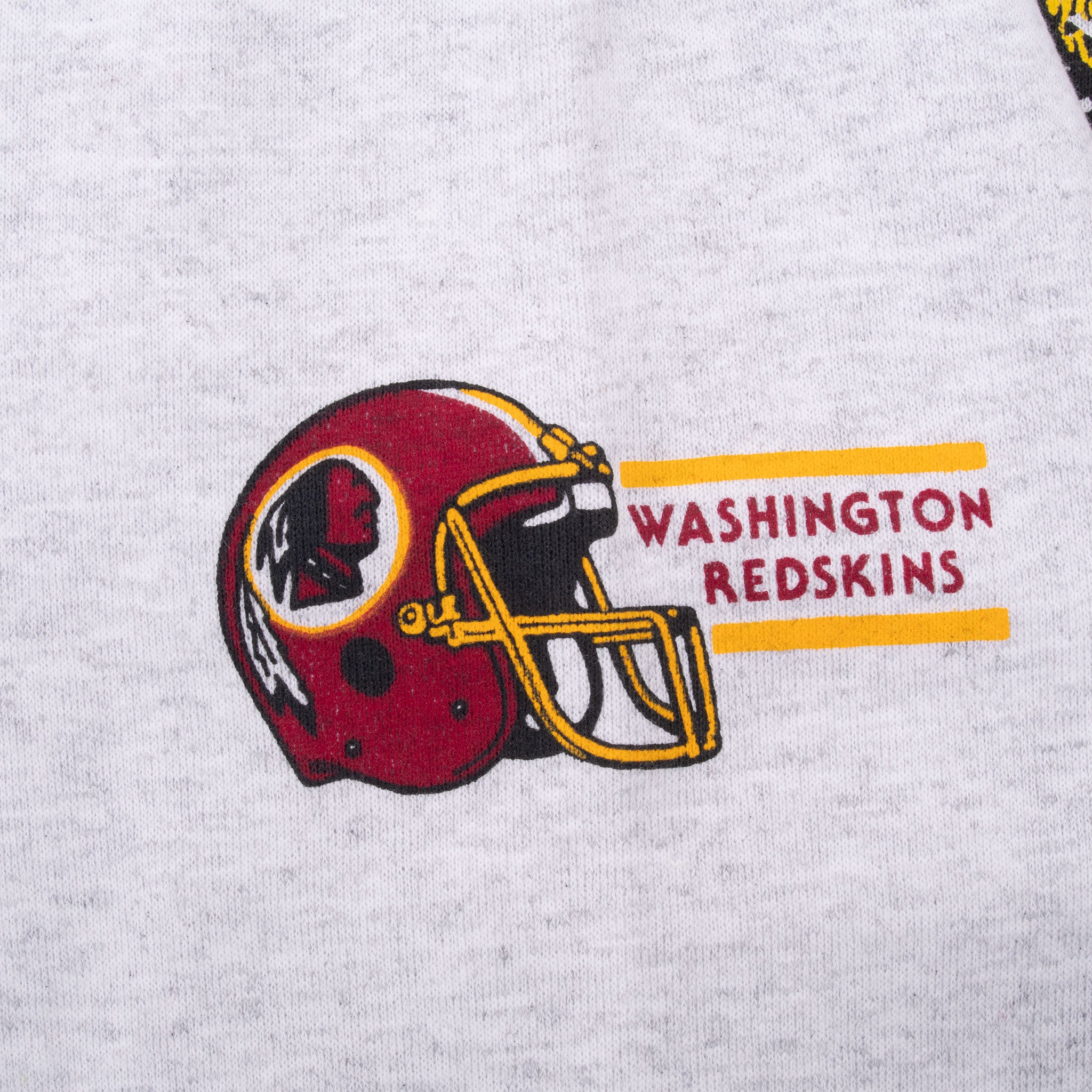 Vintage Nfl Washington Redskins Grey Hoodie Sweatshirt 1990S Size XL Made In Usa