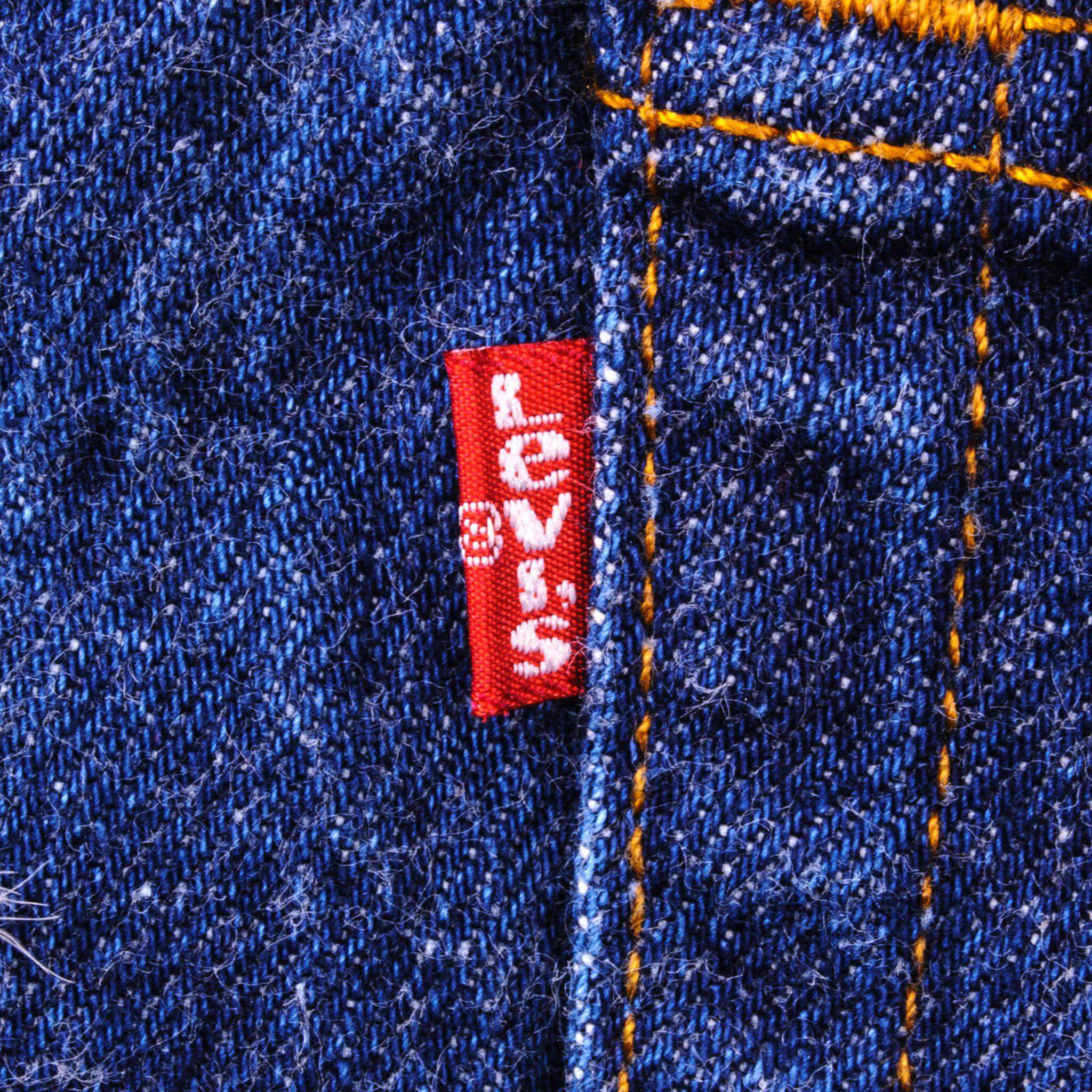 VINTAGE LEVIS 501 JEANS INDIGO 1985-1988 SIZE W34 L26 MADE IN USA