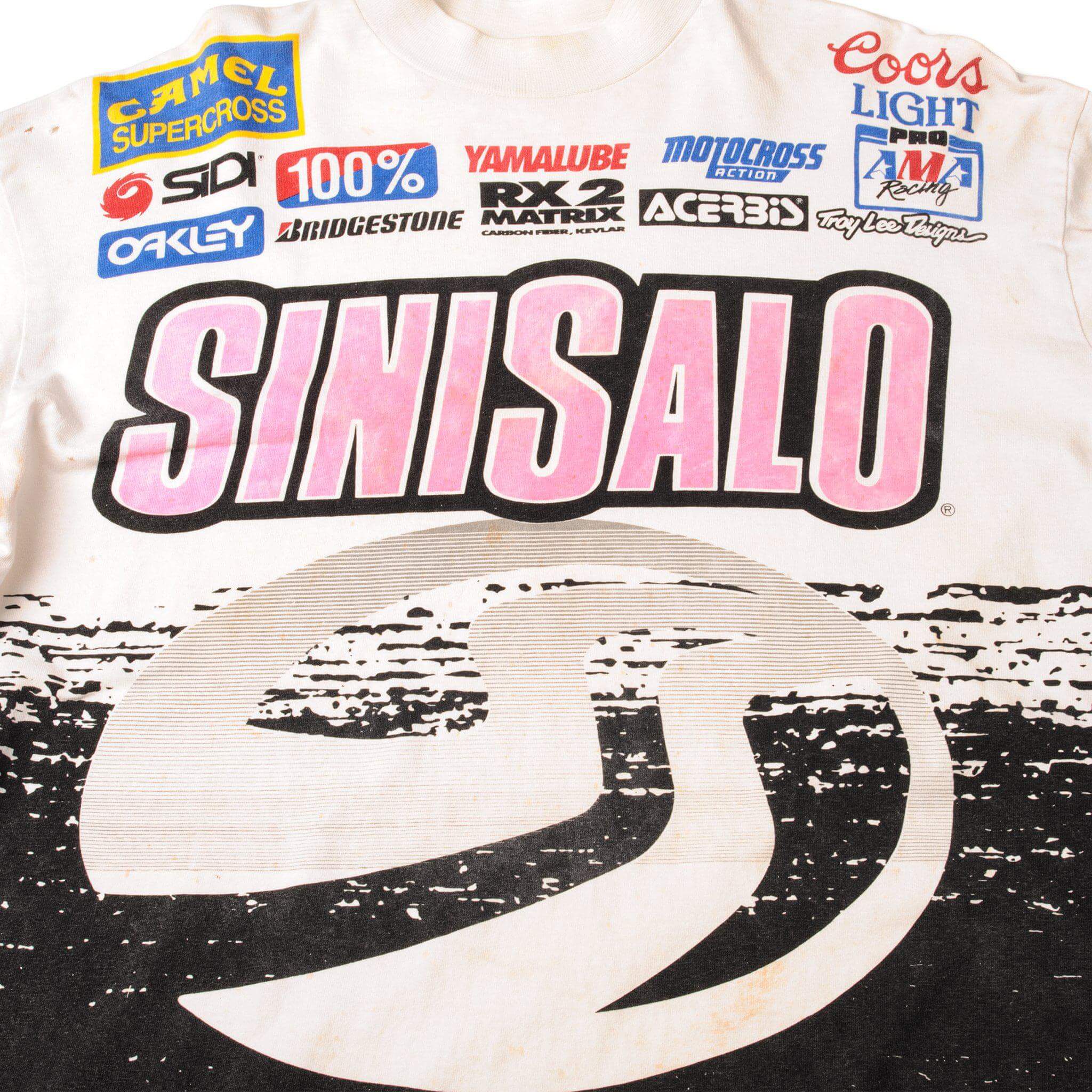 Vintage Sinisalo Pacific Worldwide Racing Long Sleeves Tee Shirt Size XL.