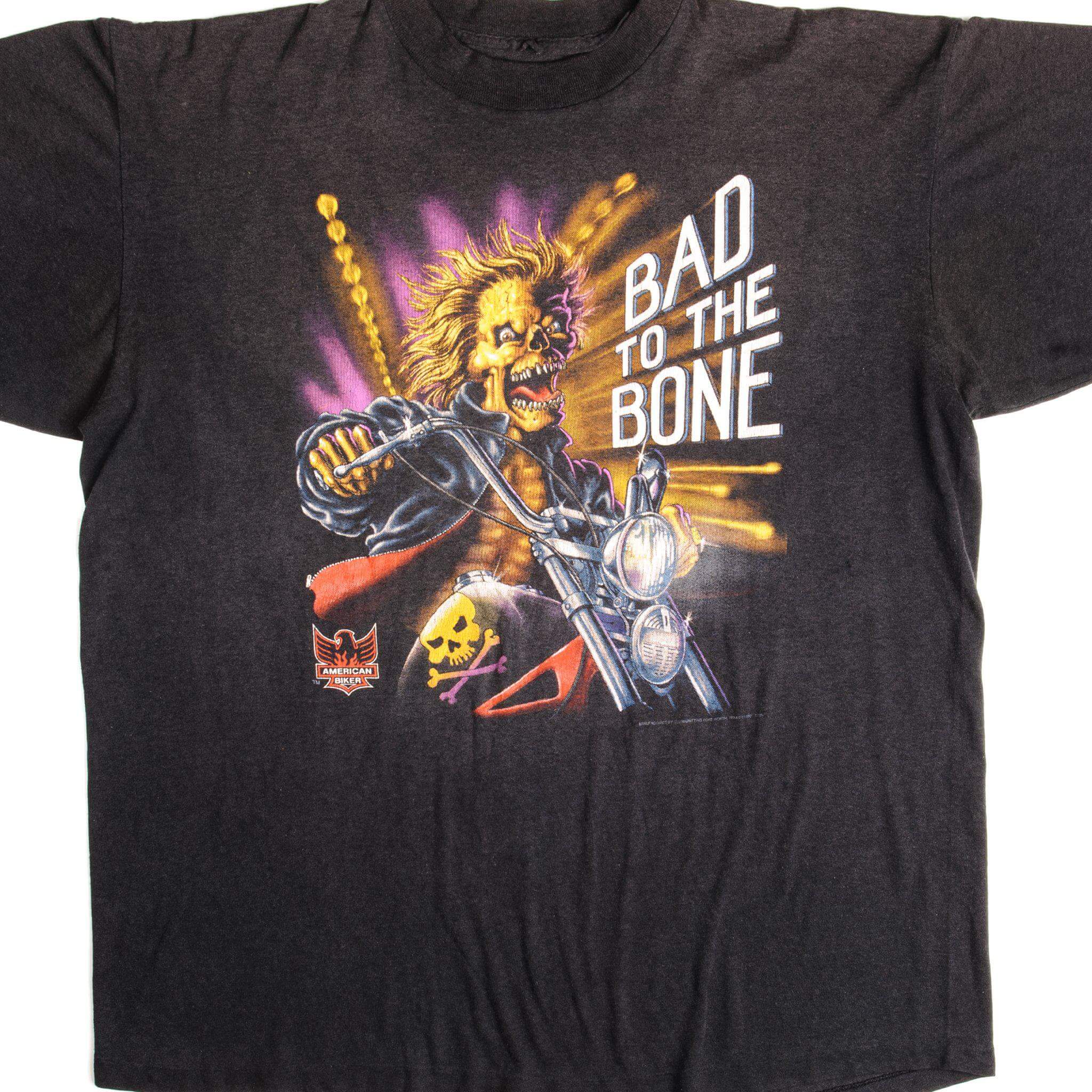 VINTAGE AMERICAN BIKER TEE SHIRT 1992 SIZE XL