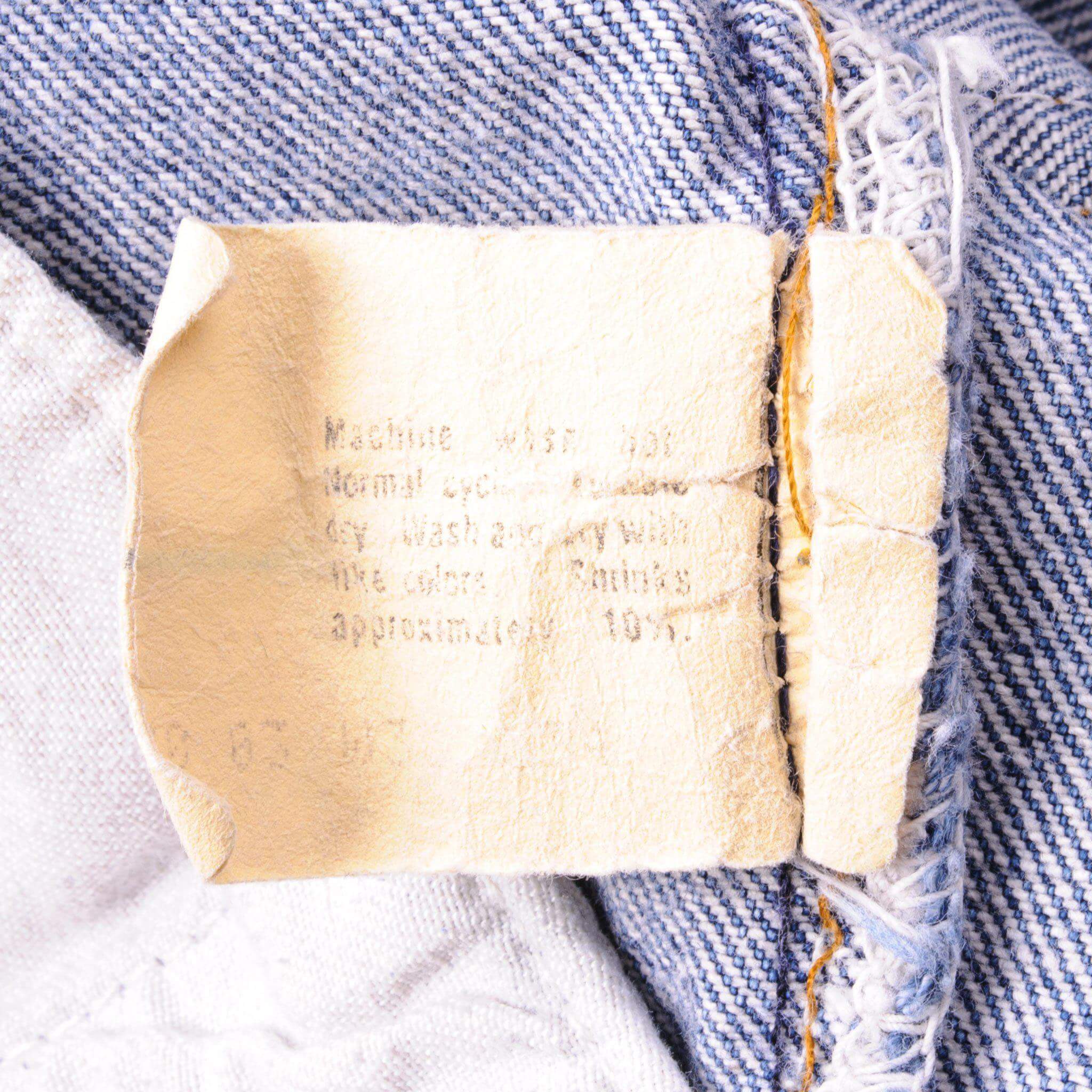 VINTAGE LEVIS 501 JEANS INDIGO 1984-1985 SIZE W31 L30 MADE IN USA