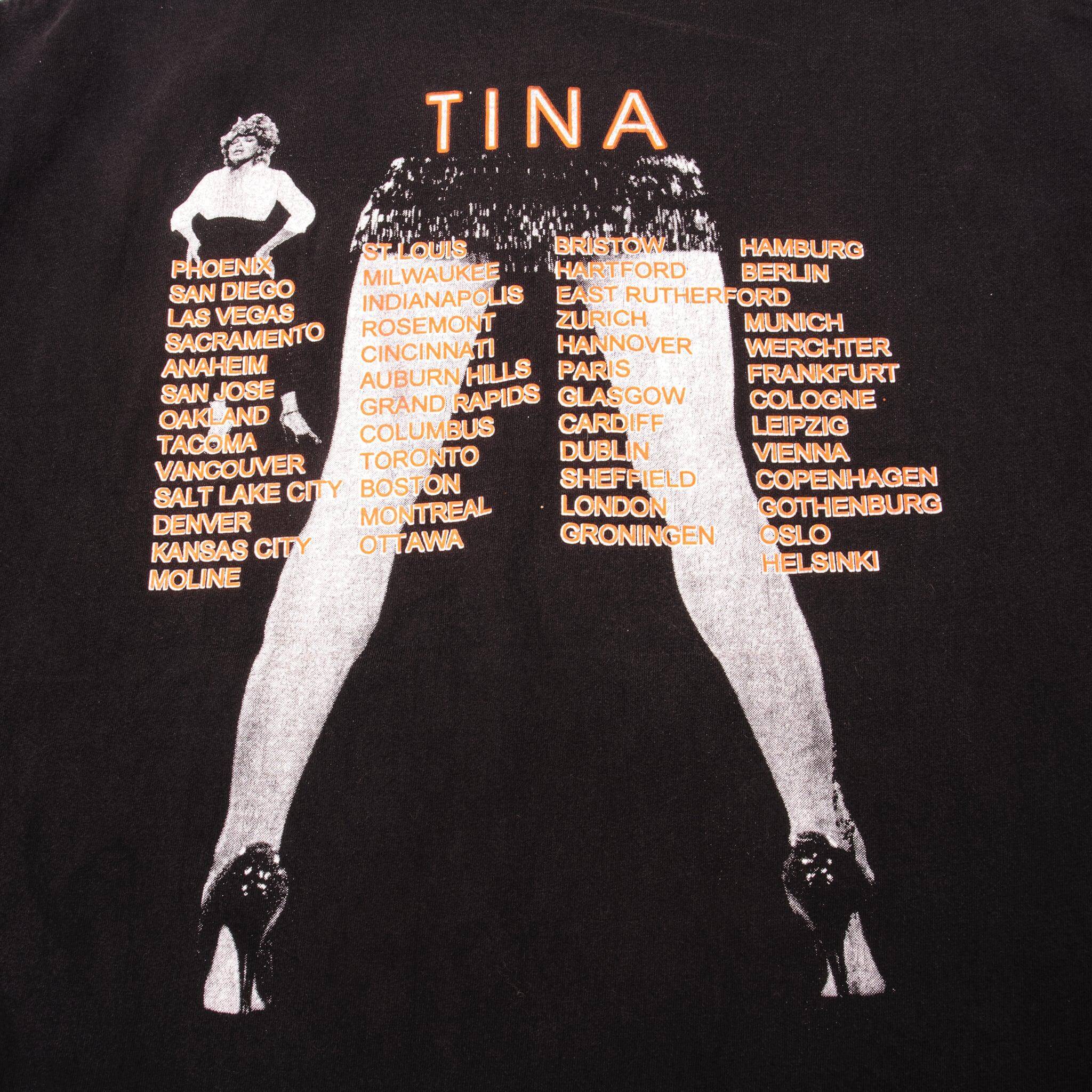 VINTAGE TINA TURNER TWENTY FOUR SEVEN TEE SHIRT 1999 SIZE LARGE