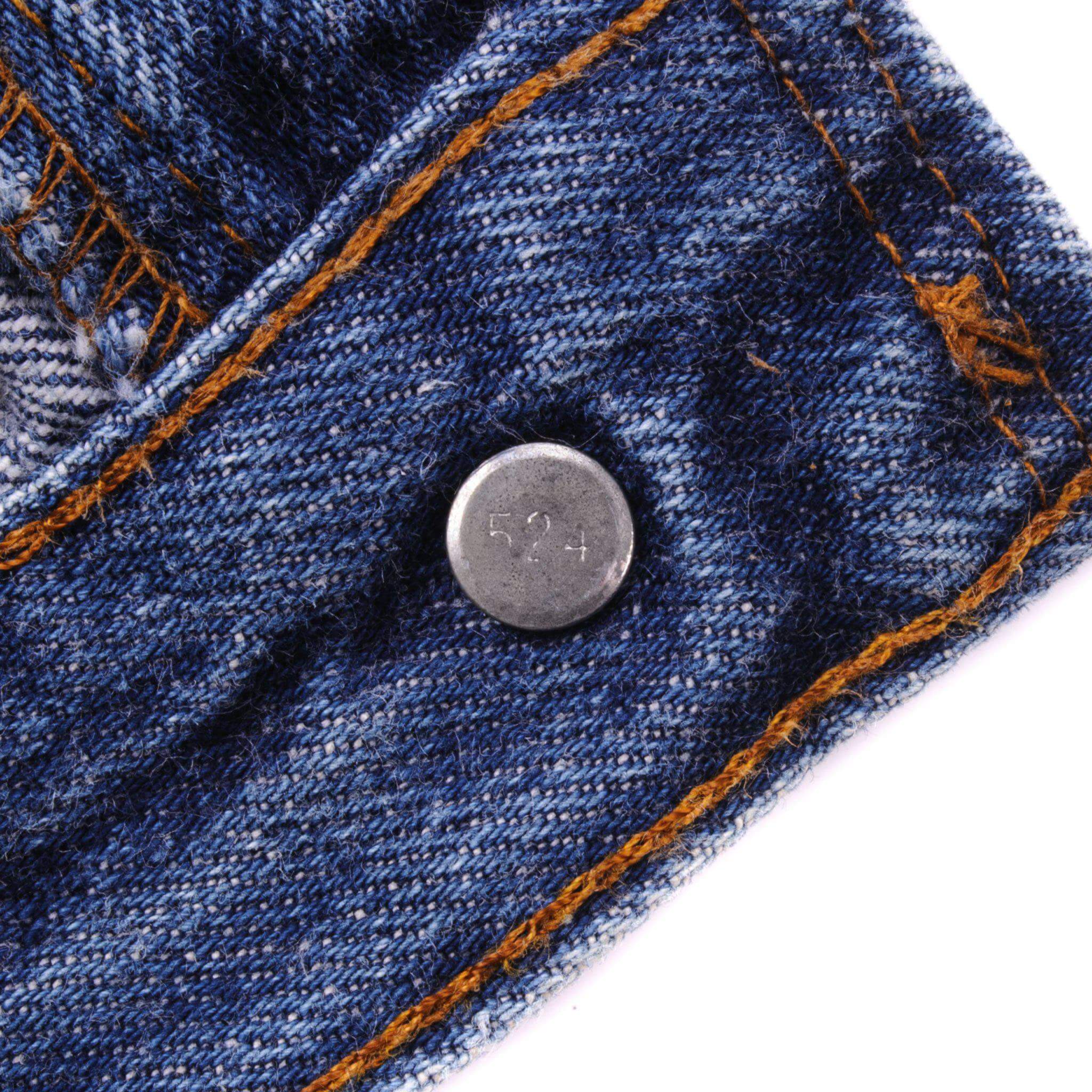 VINTAGE LEVIS 501 JEANS INDIGO 1970-1985 SIZE W38 L33 MADE IN USA