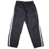 Vintage Nike Classic Swoosh Black Nylon Track Pants 1990S Size Large
