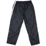 Vintage Nike Classic Swoosh Black Nylon Track Pants 1990S Size Large