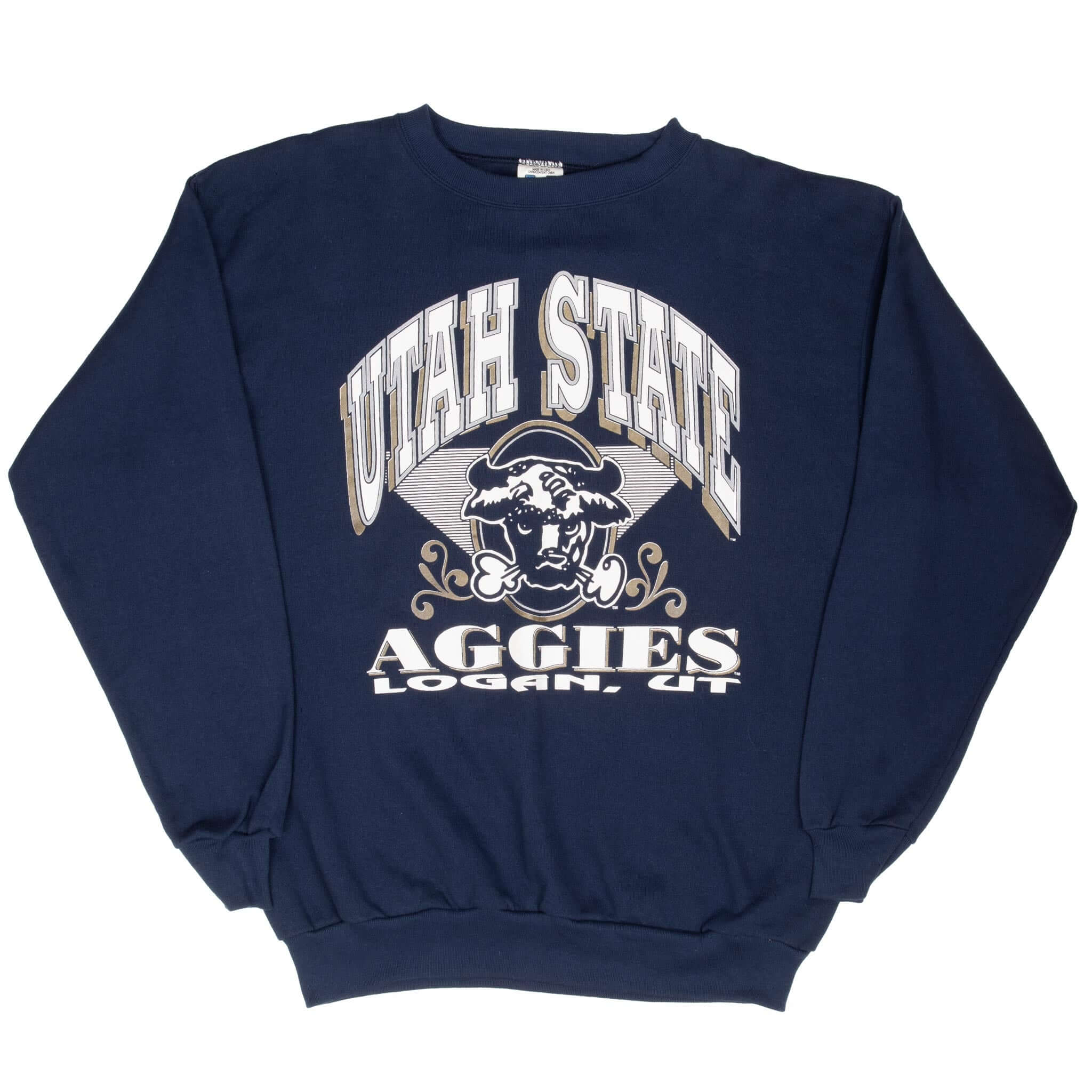 Vintage Ncaa Utah State Aggies 1990S Sweatshirt Size 2XL Made In Usa
