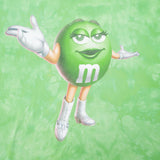 Vintage Green M&M's Chocolate Tie Dye Tee Shirt 2000S Size 2XL
