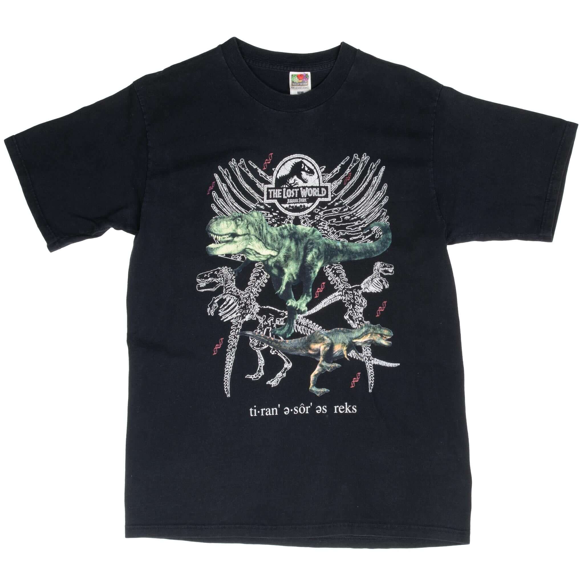 Vintage Jurassic Park The Lost World Tee Shirt 1990S Size Large Made In Usa