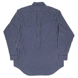 Vintage Ralph Lauren Stripped Blue Classic Shirt 1990S Size Medium