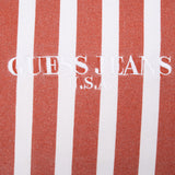 Vintage Guess Jeans Embroidered Striped Tee Shirt 1990S Size Large