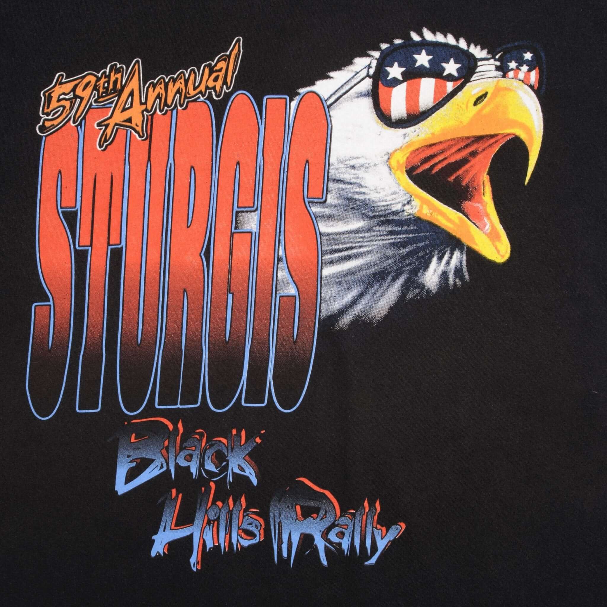 Vintage Biker Sturgis Black Hills Rally 59Th Annual Tee Shirt 1999 Size Large