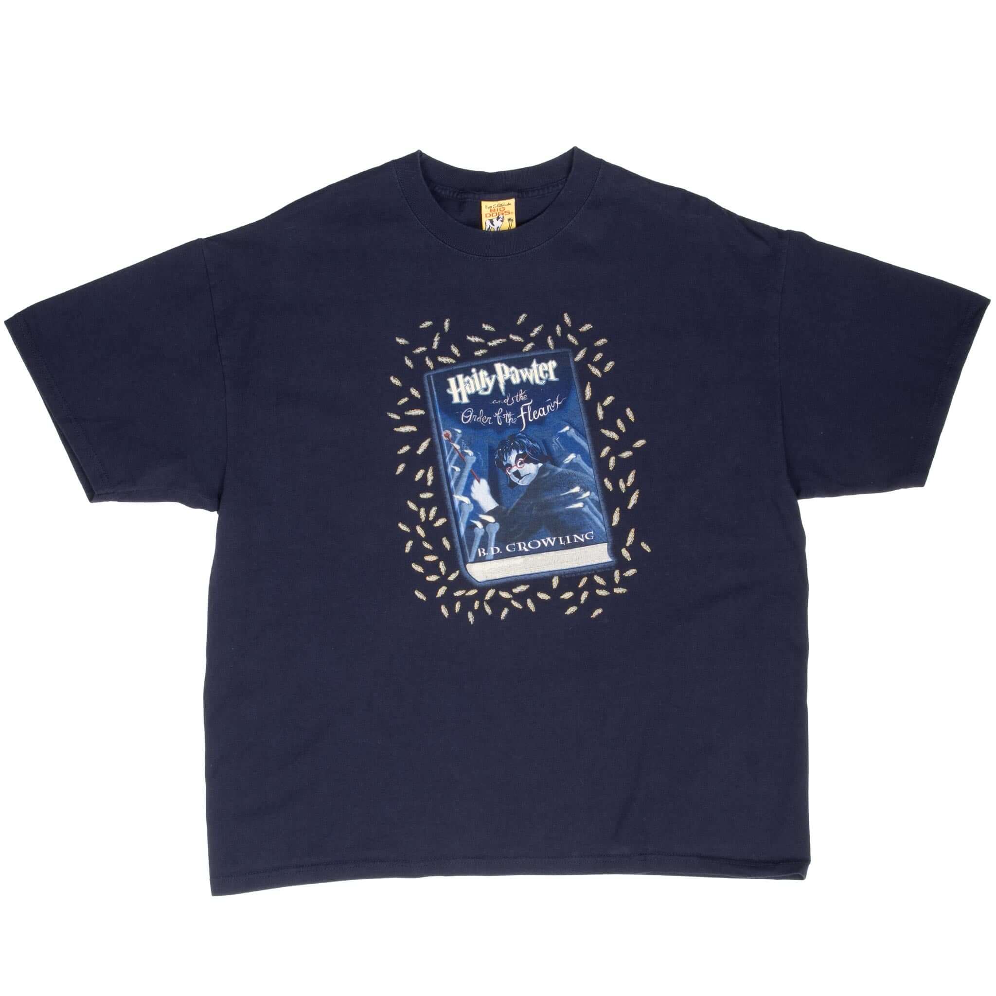 Vintage Big Dogs Hairy Pawter 2003 Tee Shirt Size XL