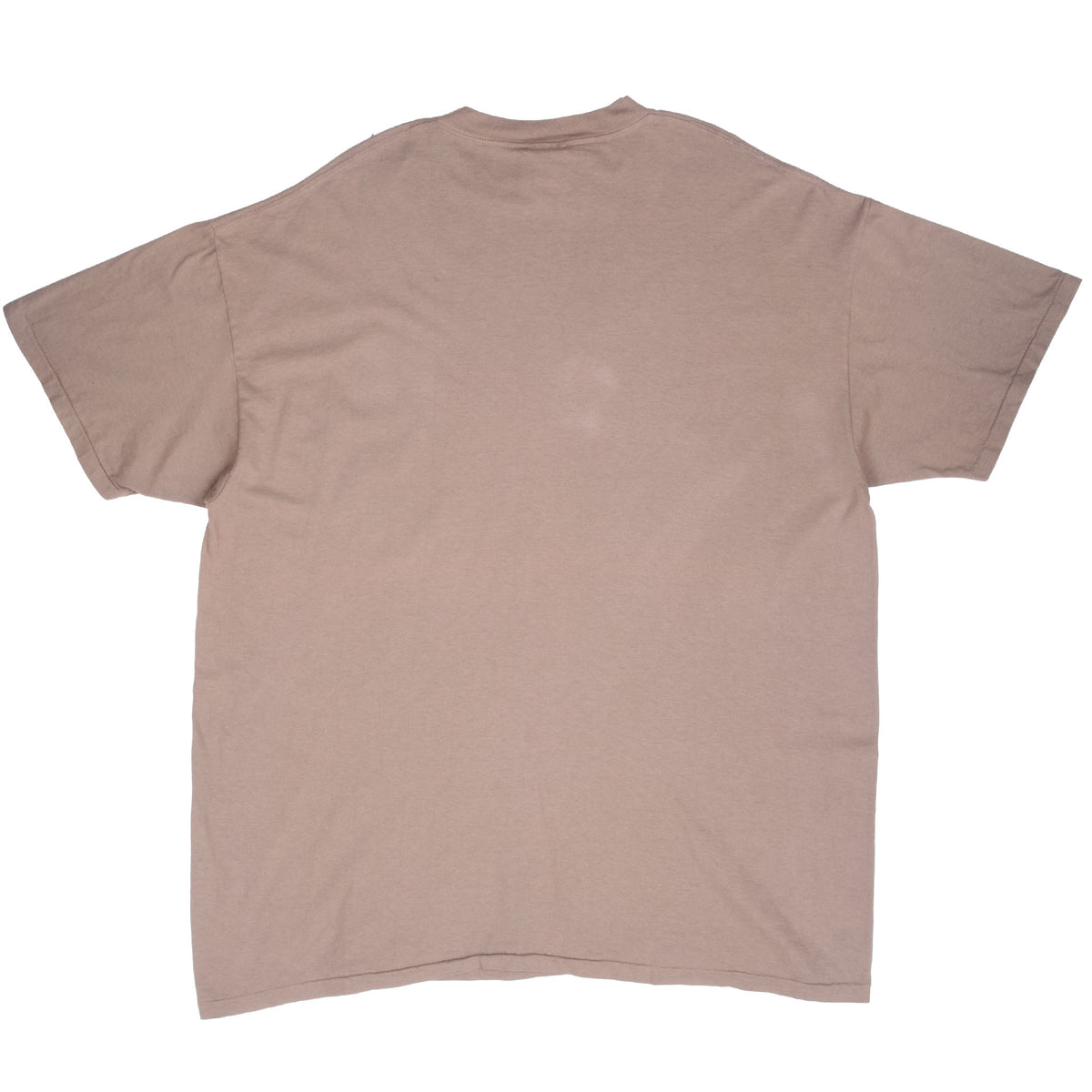 Plain back of taupe Yellowstone National Park short-sleeve T-shirt