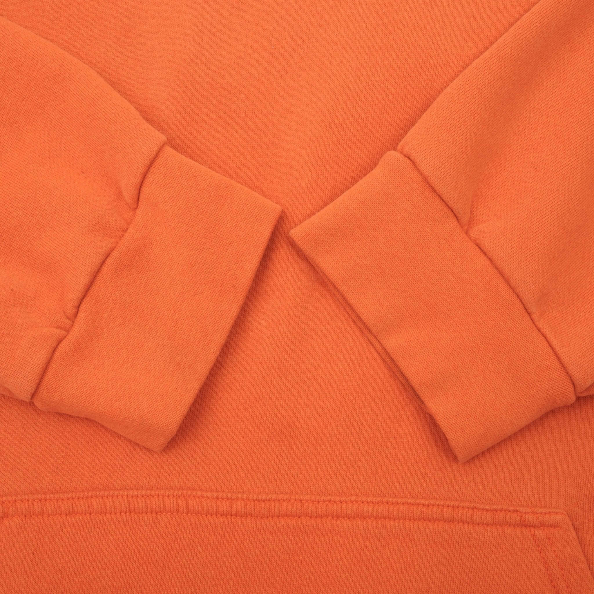 Vintage Orange Nike Center Swoosh Hoodie 2000S Size 3XL Travis Scott