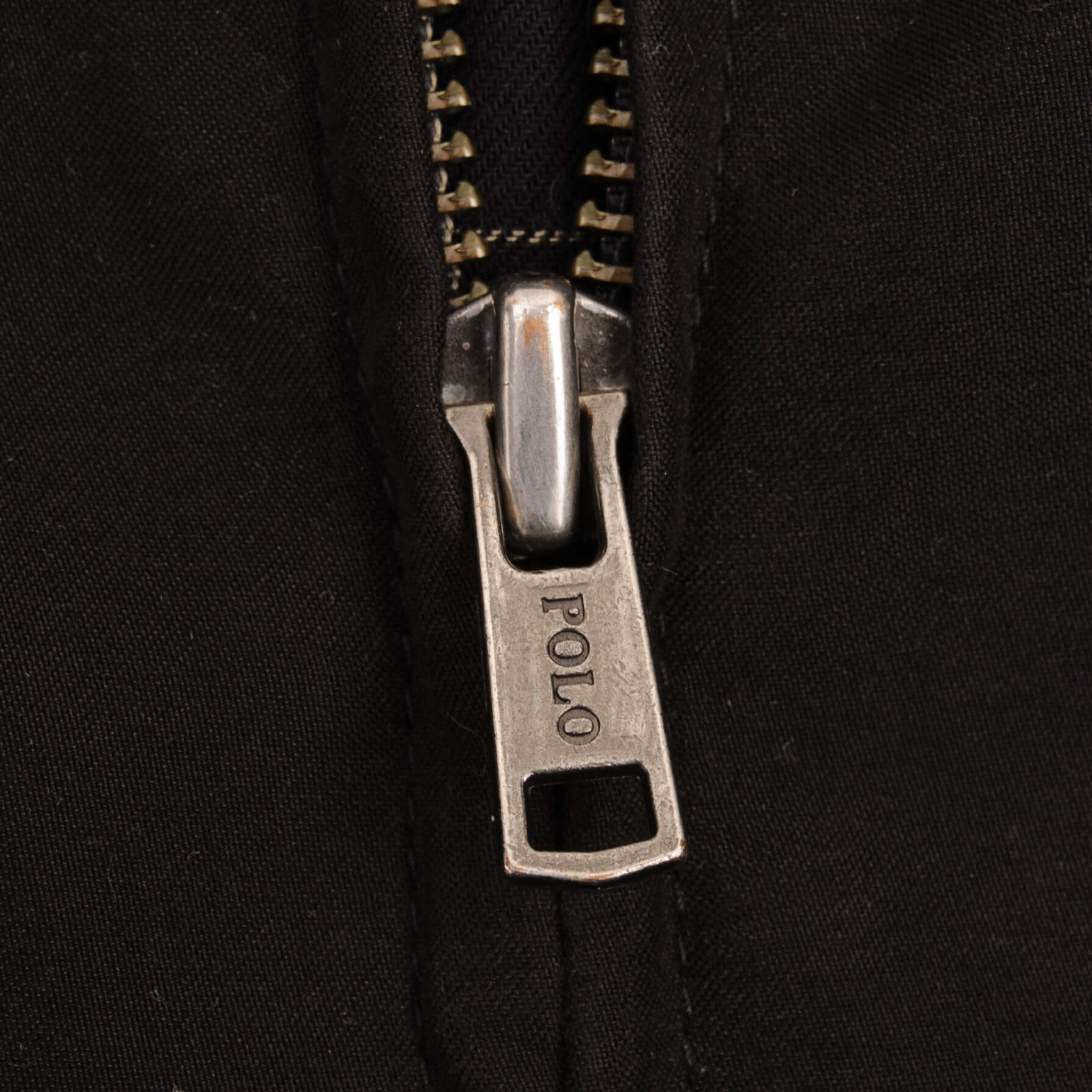 Vintage Polo Ralph Lauren Black Harrington Golf Jacket 1990S Size XL