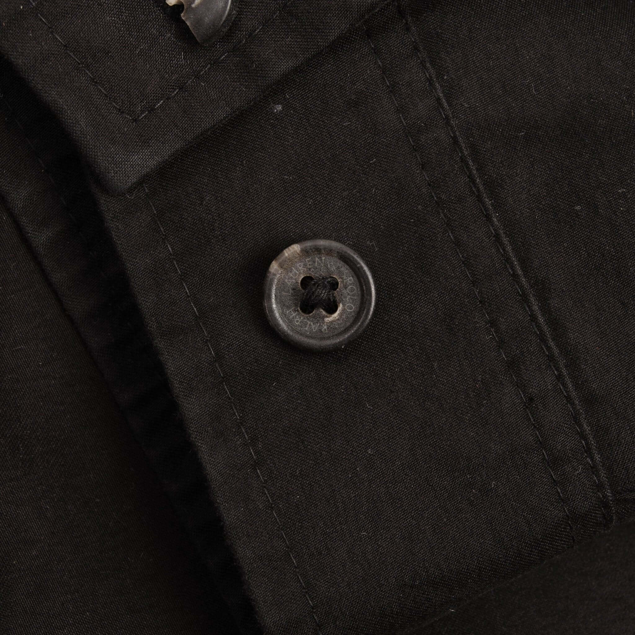 Vintage Polo Ralph Lauren Black Harrington Golf Jacket 1990S Size XL