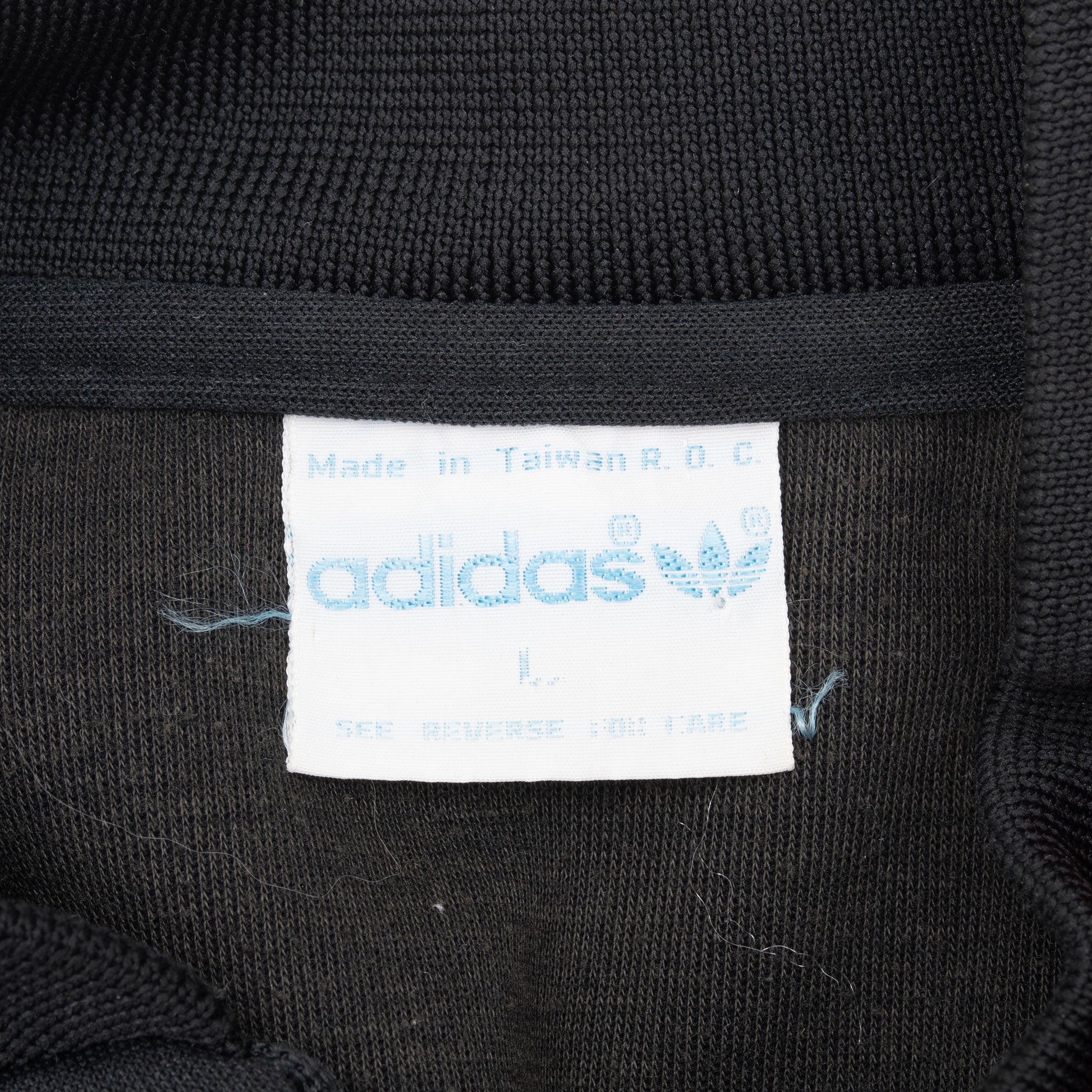 Vintage Adidas Black And Red Track Jacket 1980S Size Large