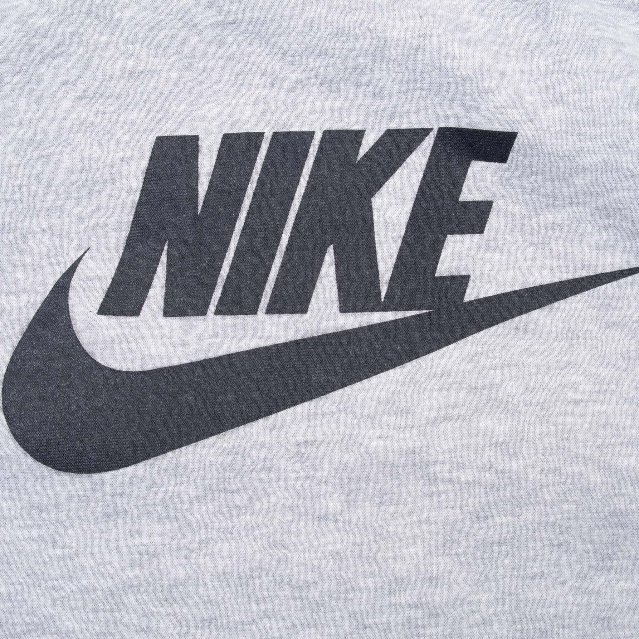 Vintage Nike Swoosh Reversible Black Bomber Jacket 1980S Size XL