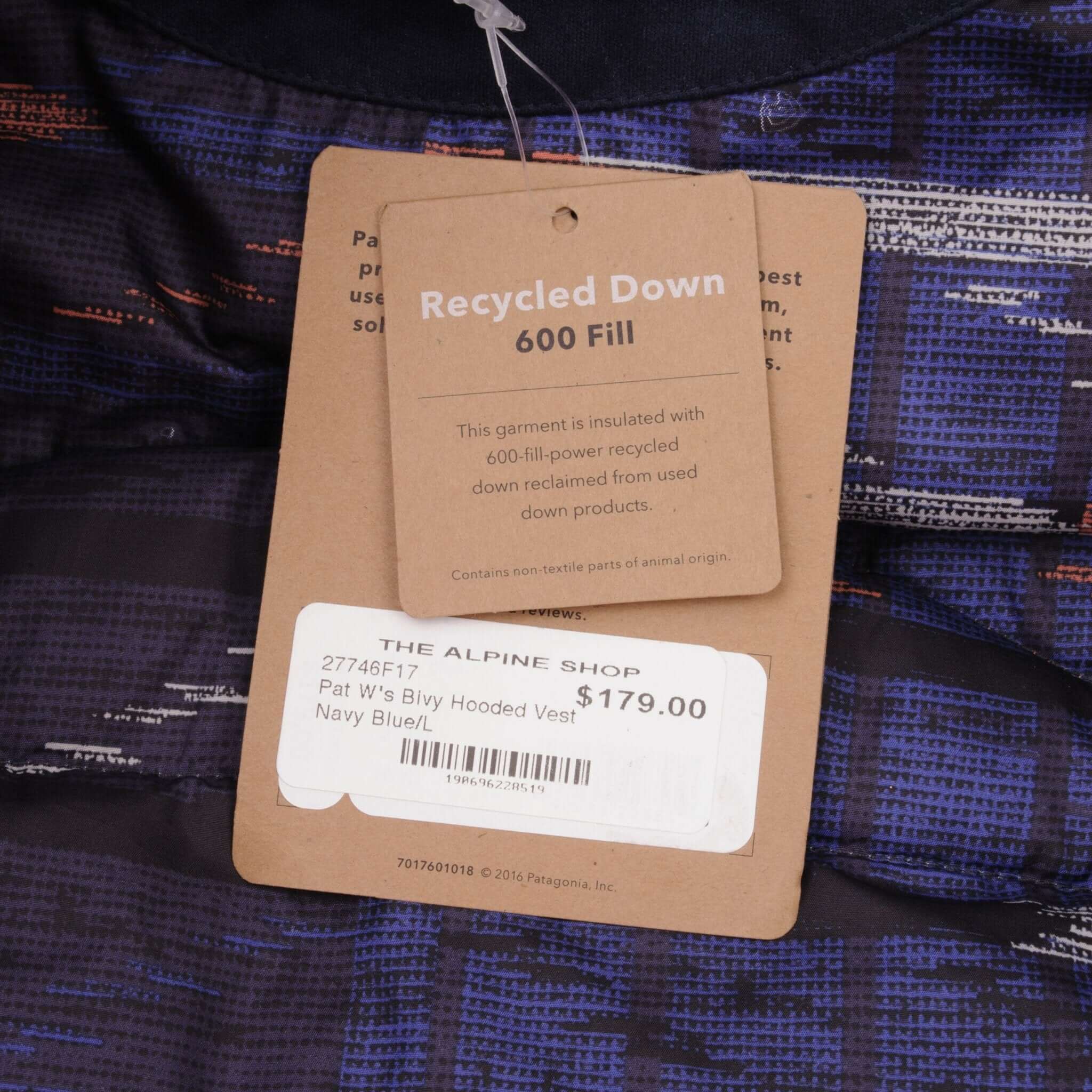 Patagonia Bivy Hooded Women's Vest Jacket 2016 Size Large