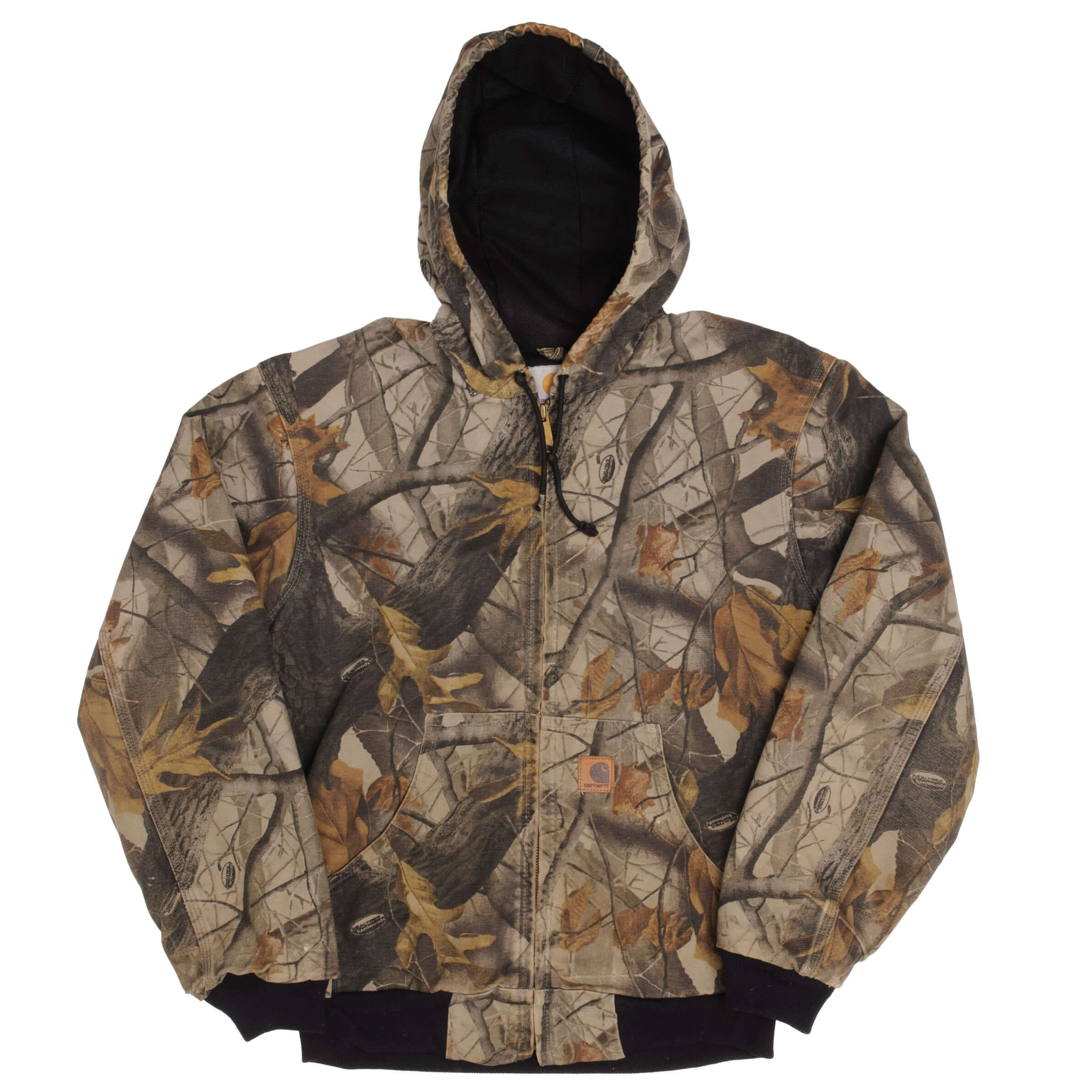 Vintage Carhartt Hunter Realtree Hardwood Camo Jacket Size Small