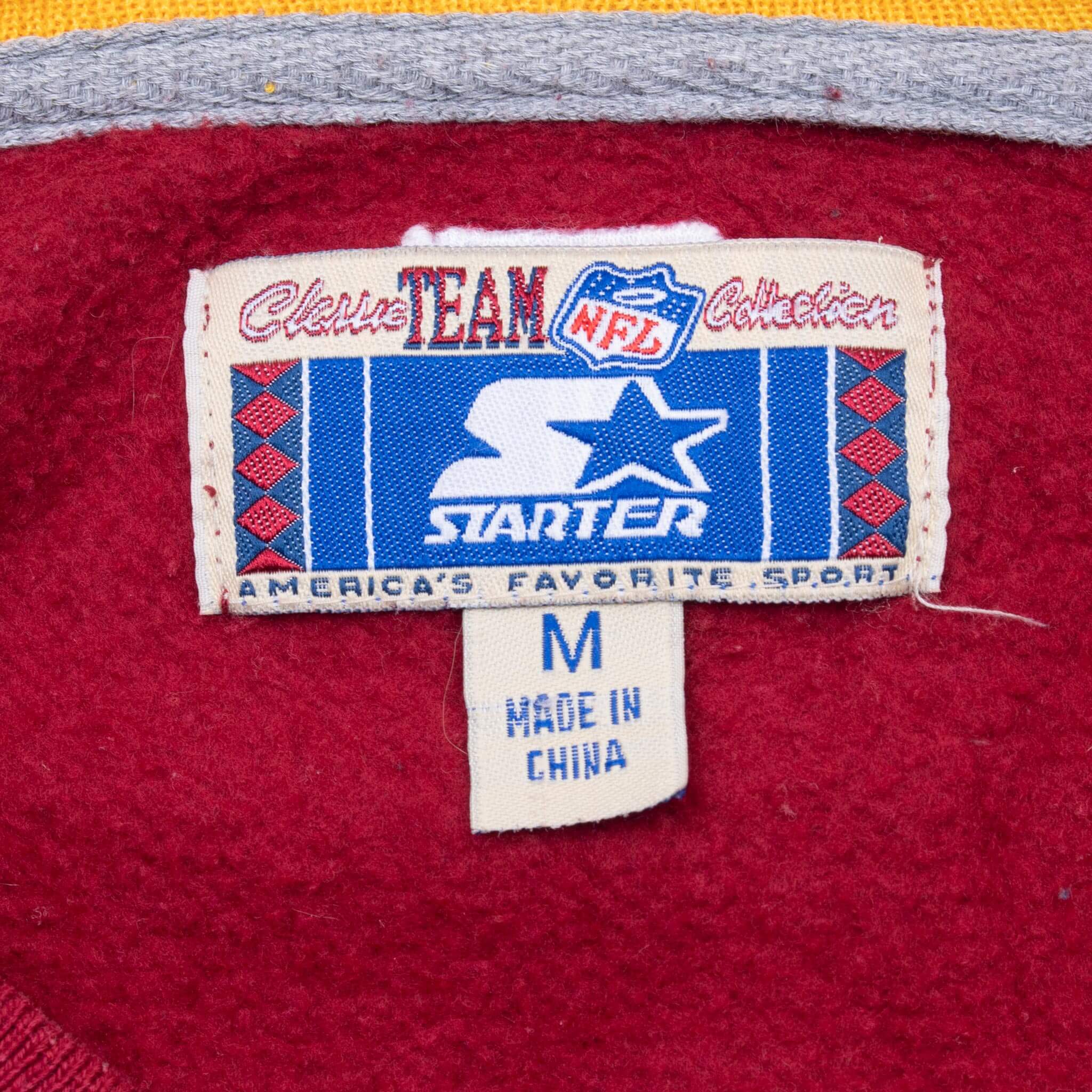 Vintage Nfl Washington Redskins Embroidered Sweatshirt 1990S Size Medium