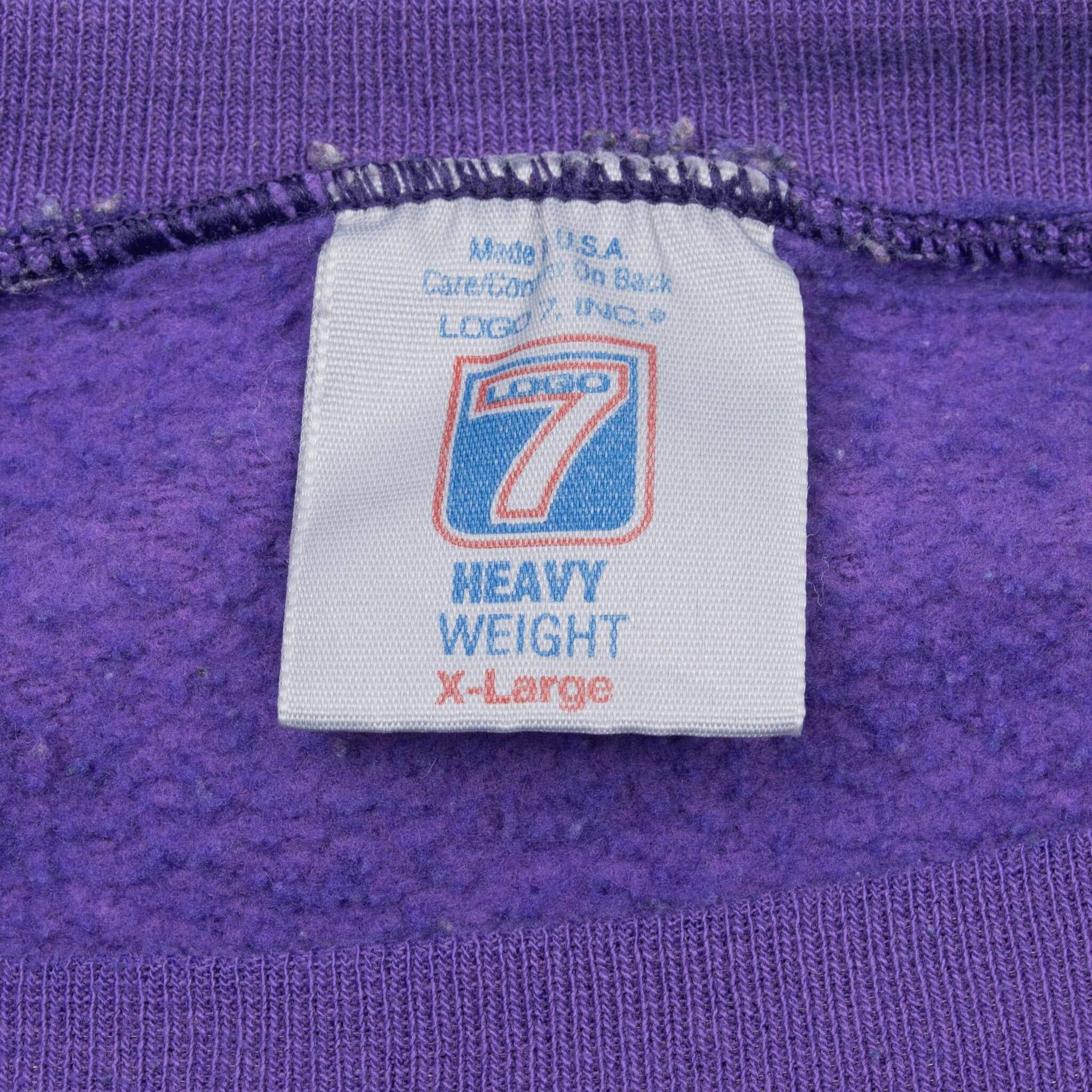 Vintage Ncaa Kansas State Wilcats Purple Sweatshirt 1990S Size XL