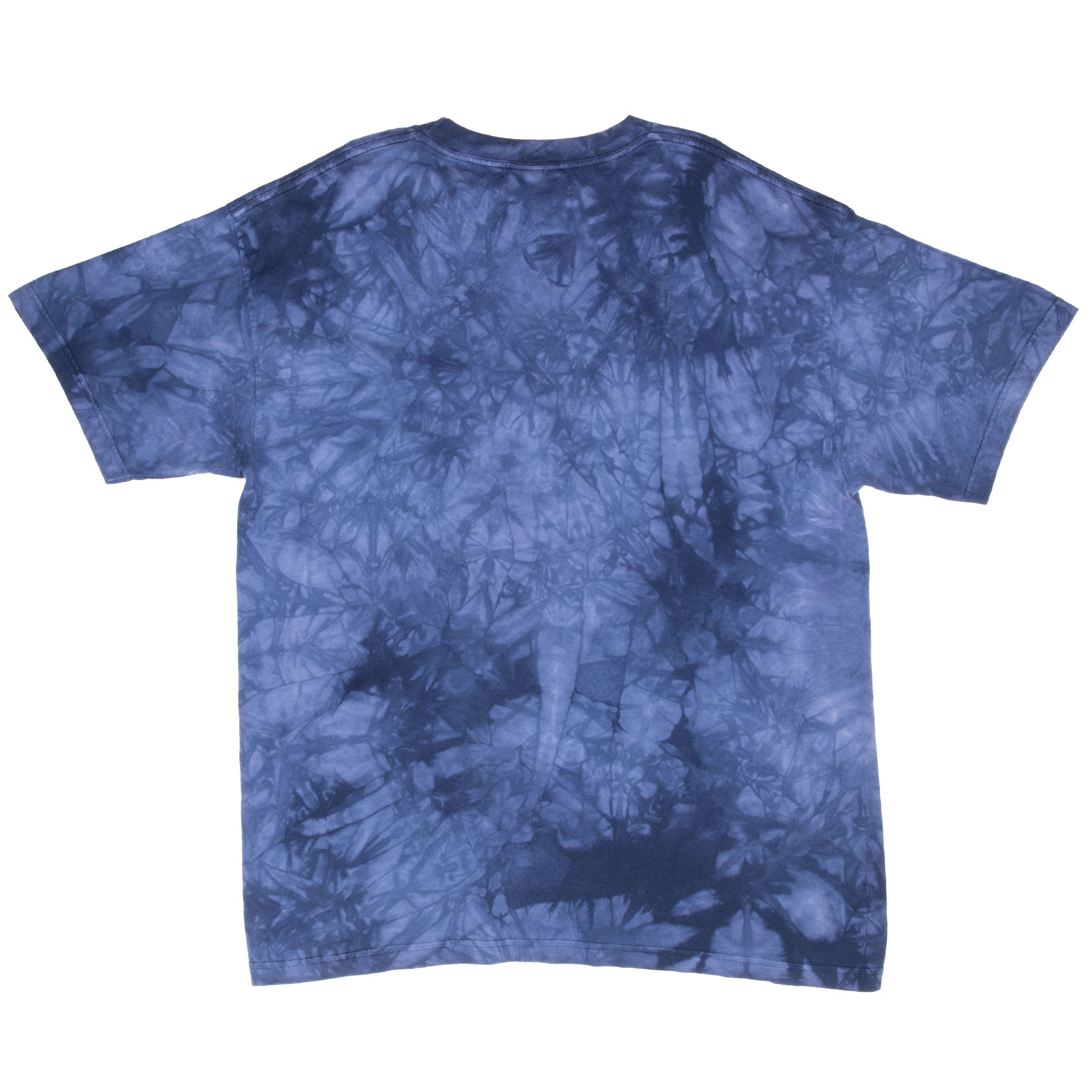 Vintage Animal Print Moon Wolf Tie Dye Tee Shirt 1997 Size XL Made In Usa