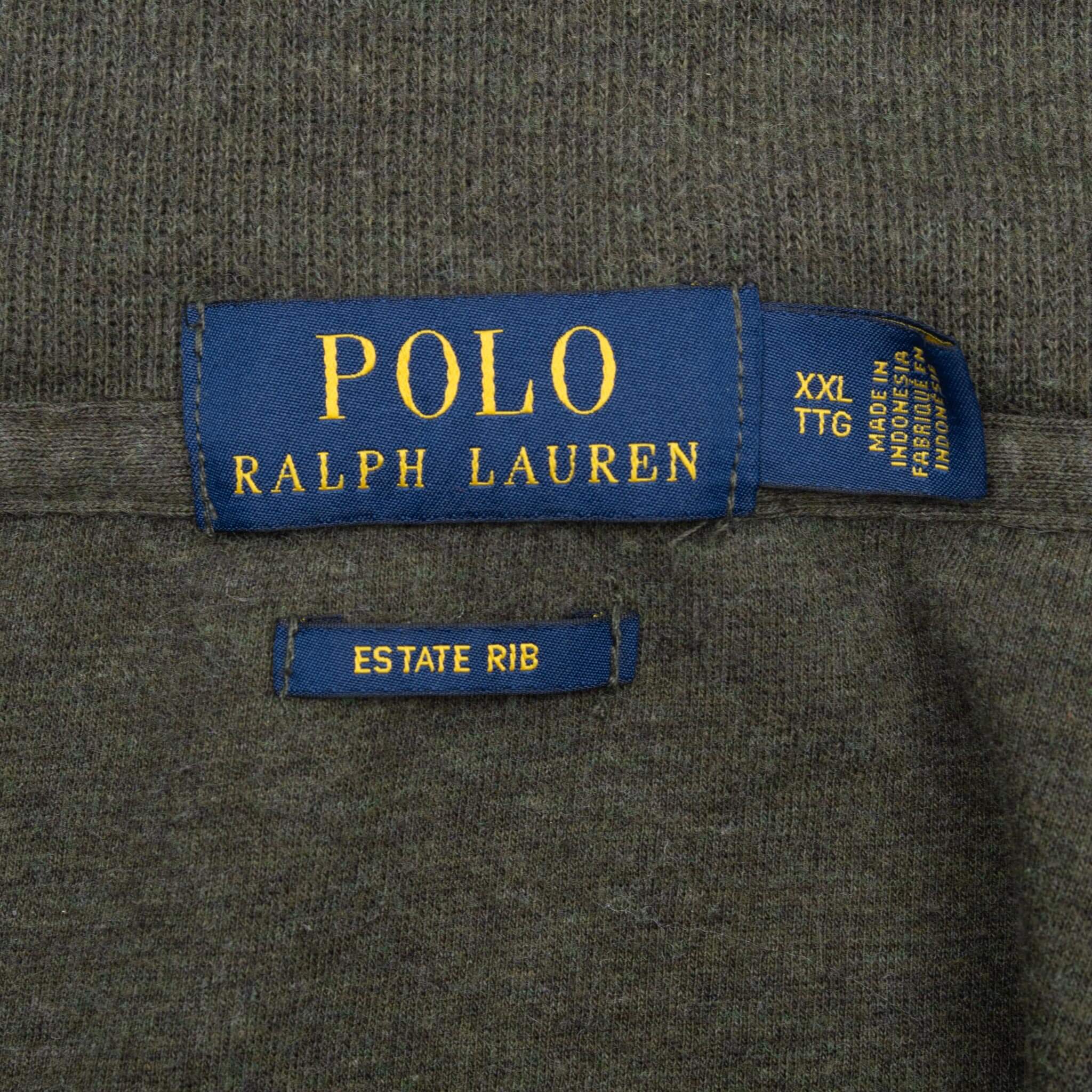 Polo Ralph Lauren Green Quarter 1/4 Zip Sweater Size 2XL