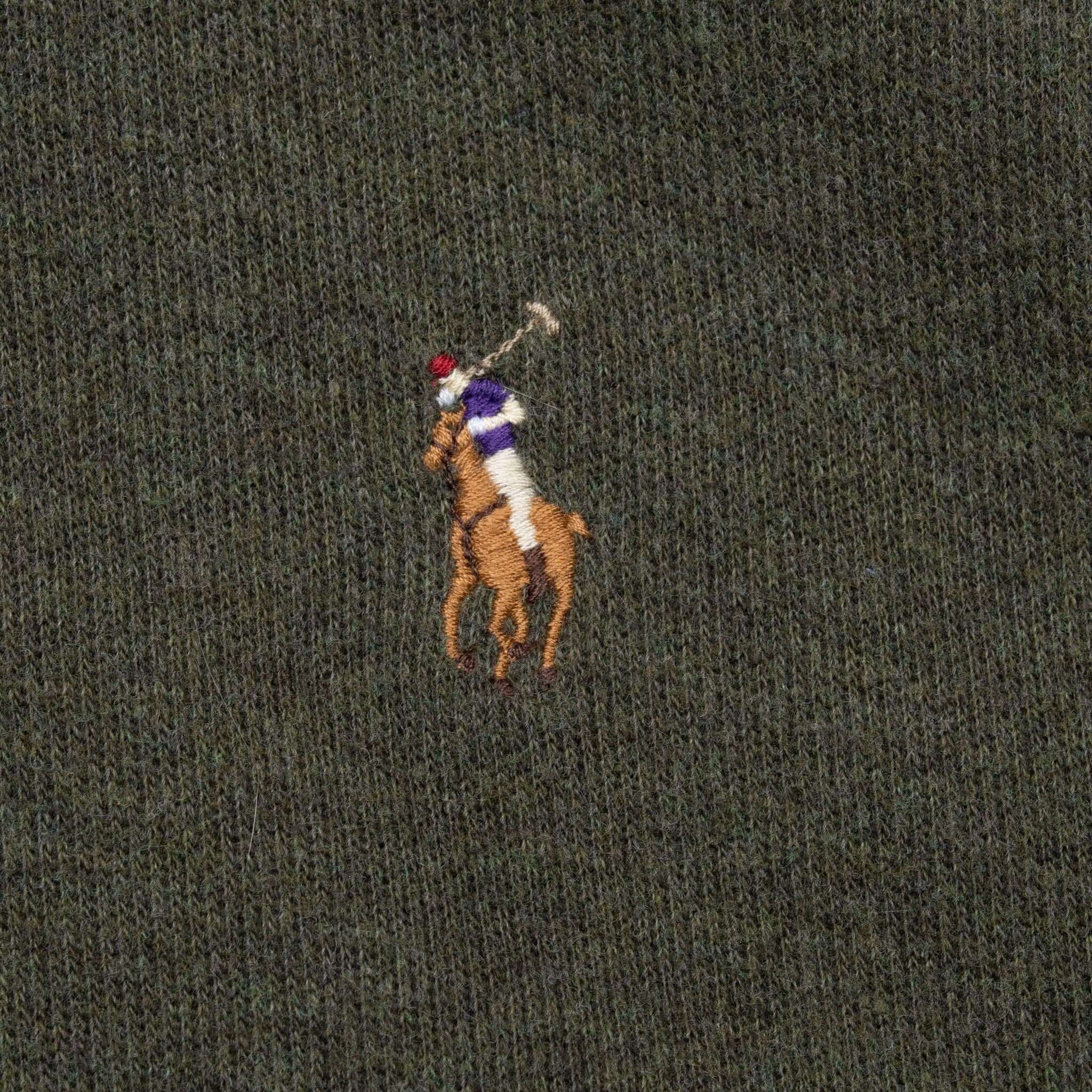 Polo Ralph Lauren Green Quarter 1/4 Zip Sweater Size 2XL