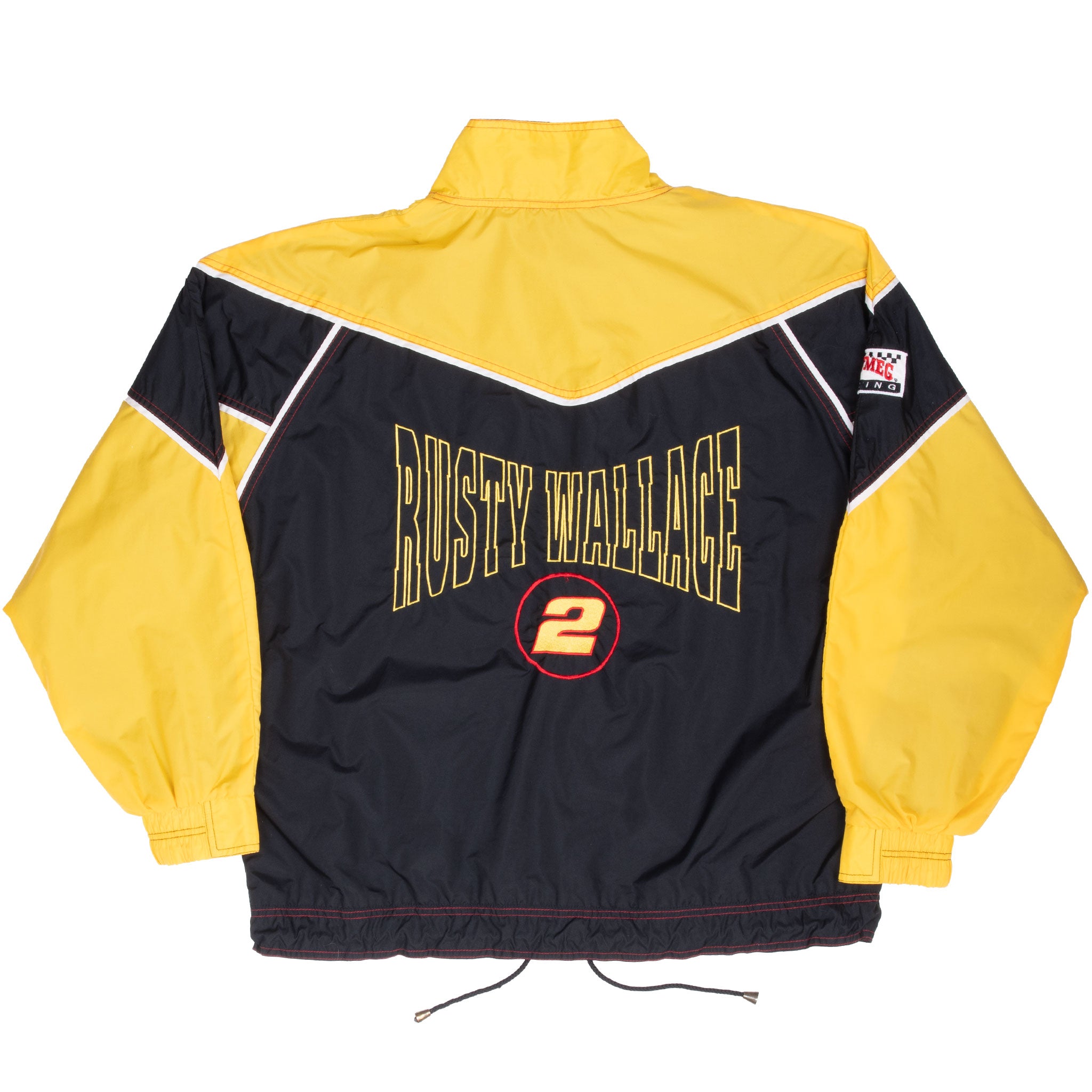 Vintage Nascar Dupont Refinish Racing Windbreaker Jacket 1990S Size XL Made In USA