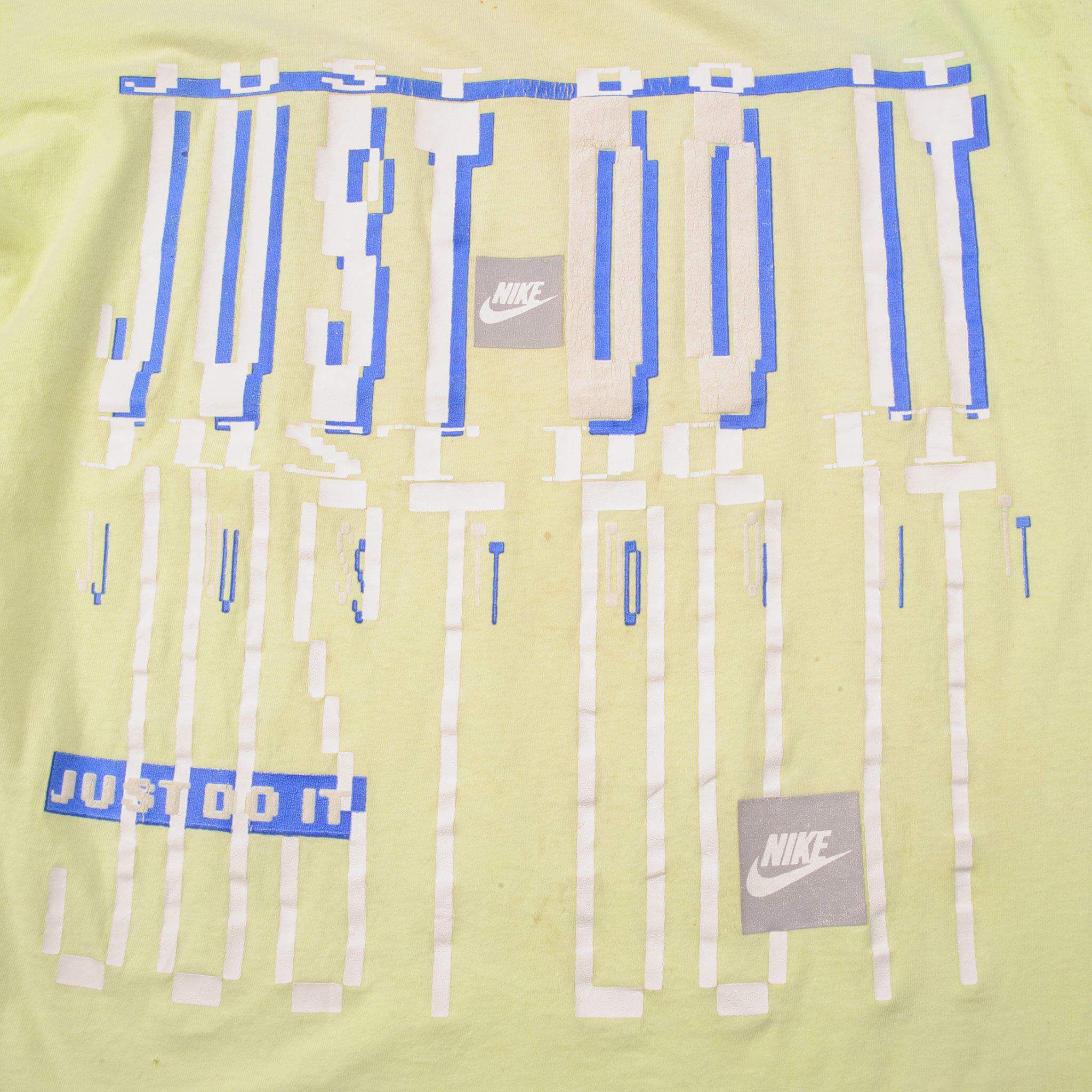 VINTAGE NIKE TEE SHIRT JUST DO IT SIZE MEDIUM MADE IN USA 1987-1992