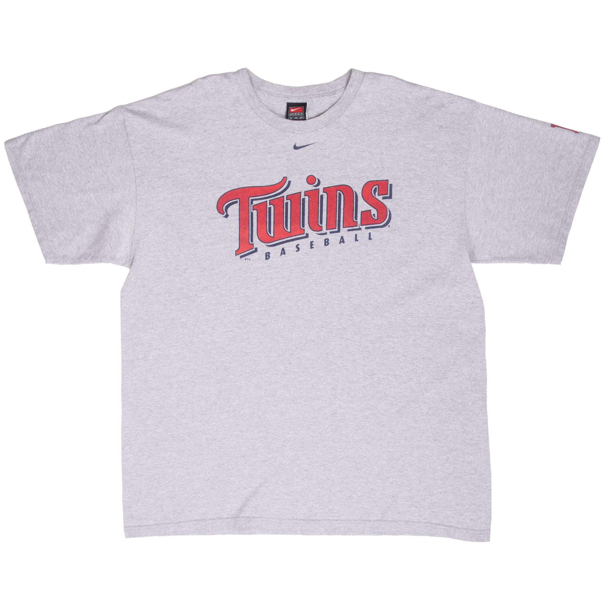 Vintage Nike Mlb Minnesota Twins Center Swoosh Tee Shirt 2001 Size XL