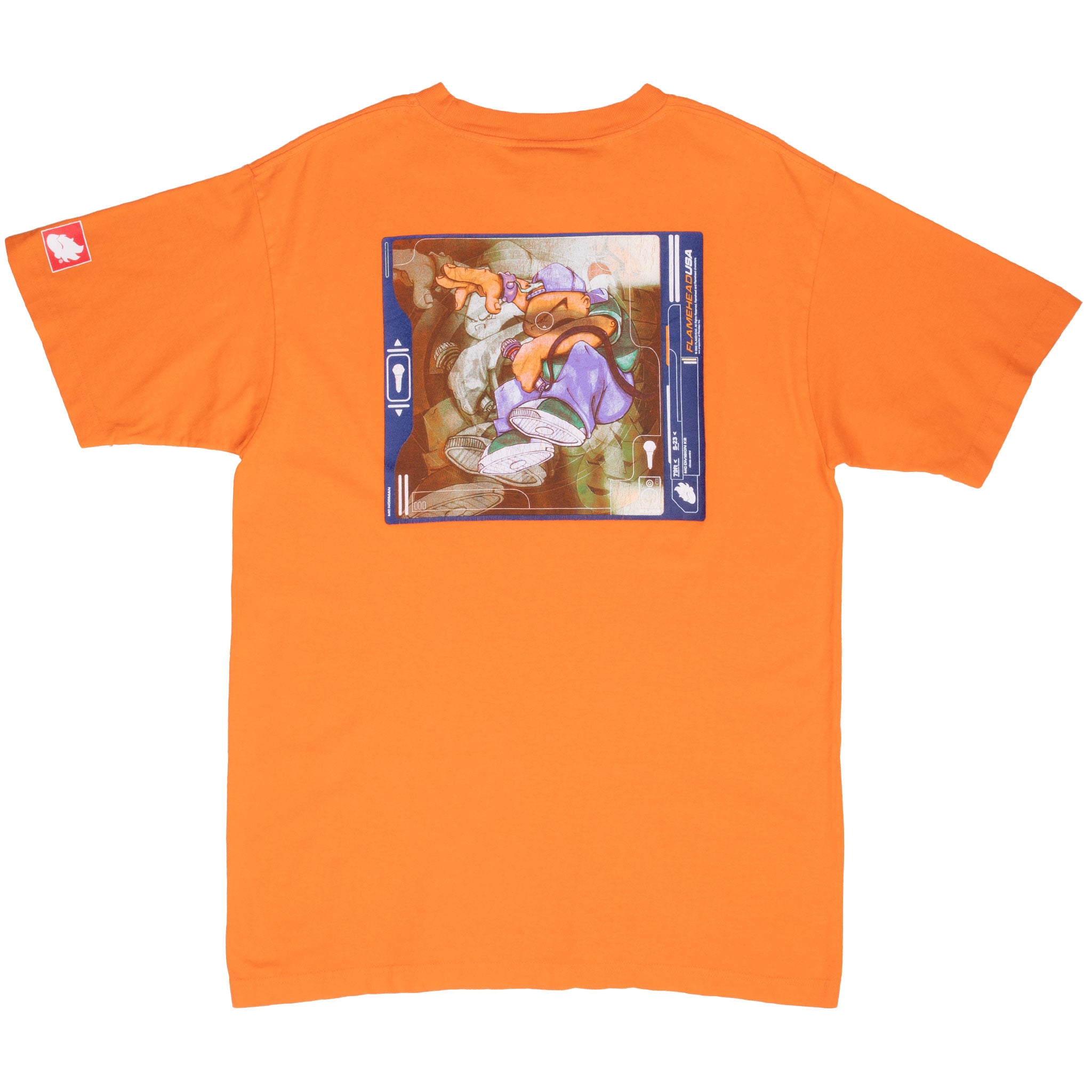 Vintage Jnco Flamehead Usa 2000 Tee Shirt Size Large Made In Usa