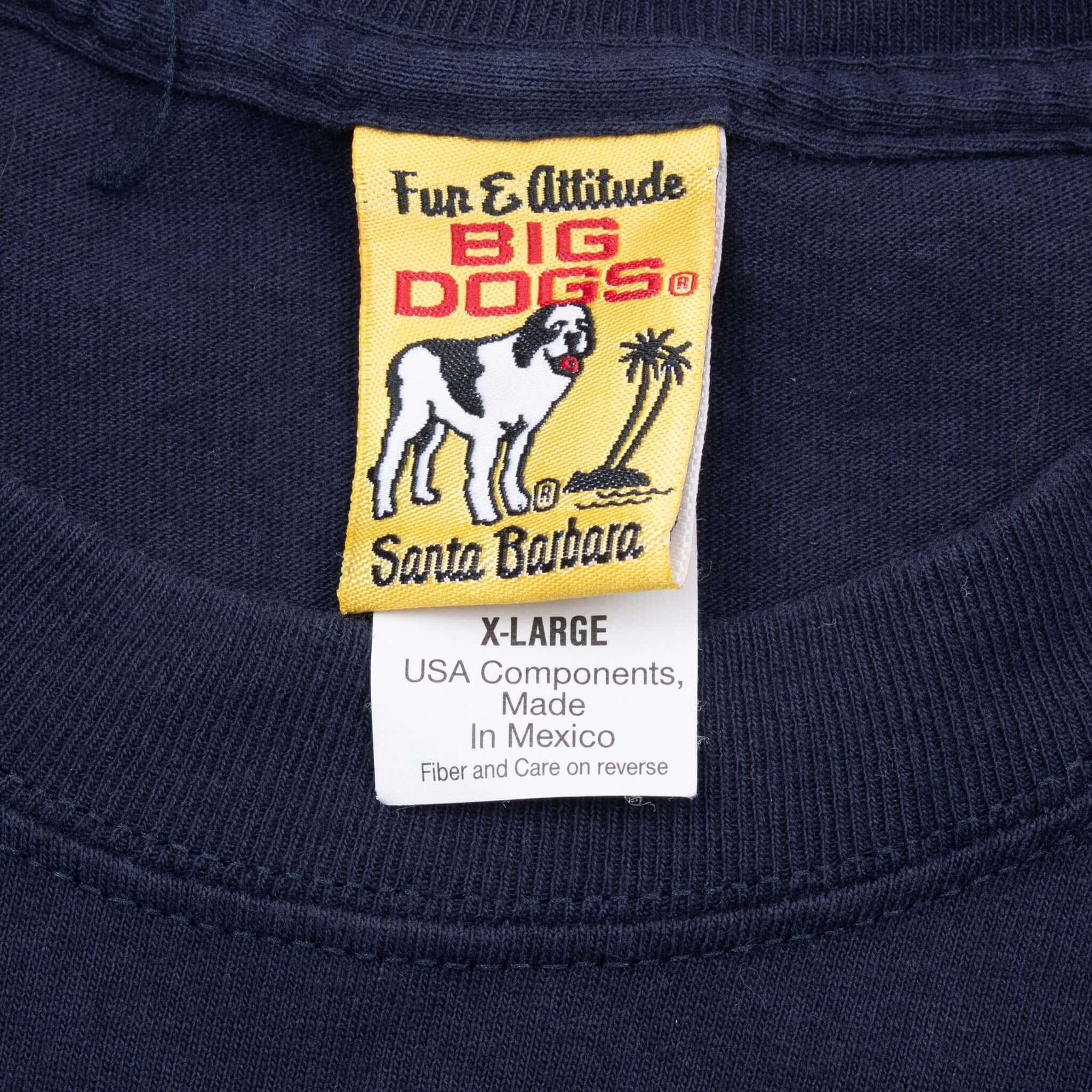 Vintage Big Dogs Hairy Pawter 2003 Tee Shirt Size XL