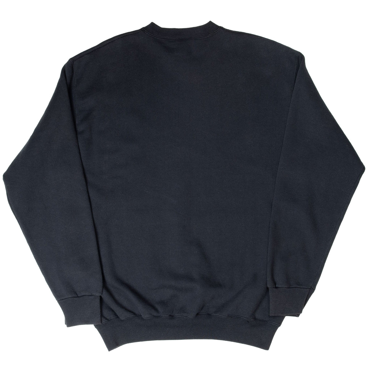 Plain back of black Buffalo Bills crewneck sweatshirt