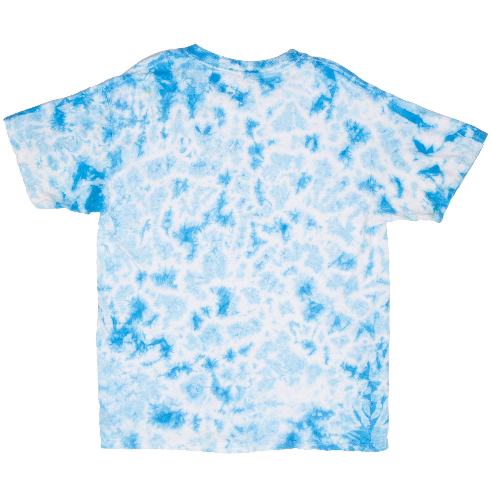 Vintage Tie Dye Blue White Hanes 2000S Tee Shirt Size Large