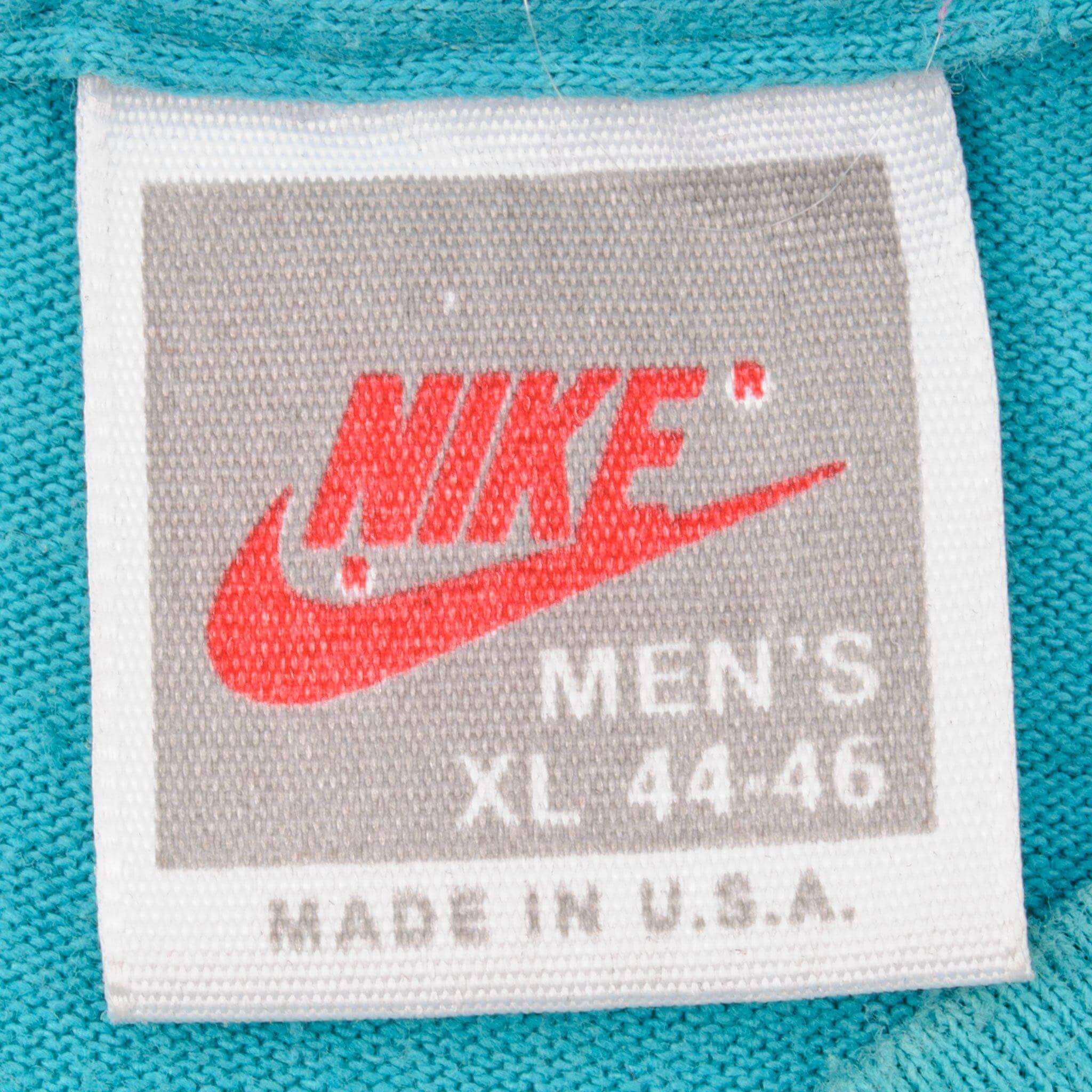 VINTAGE NIKE TEE SHIRT SWOOSH SIZE MEDIUM MADE IN USA 1987-1992